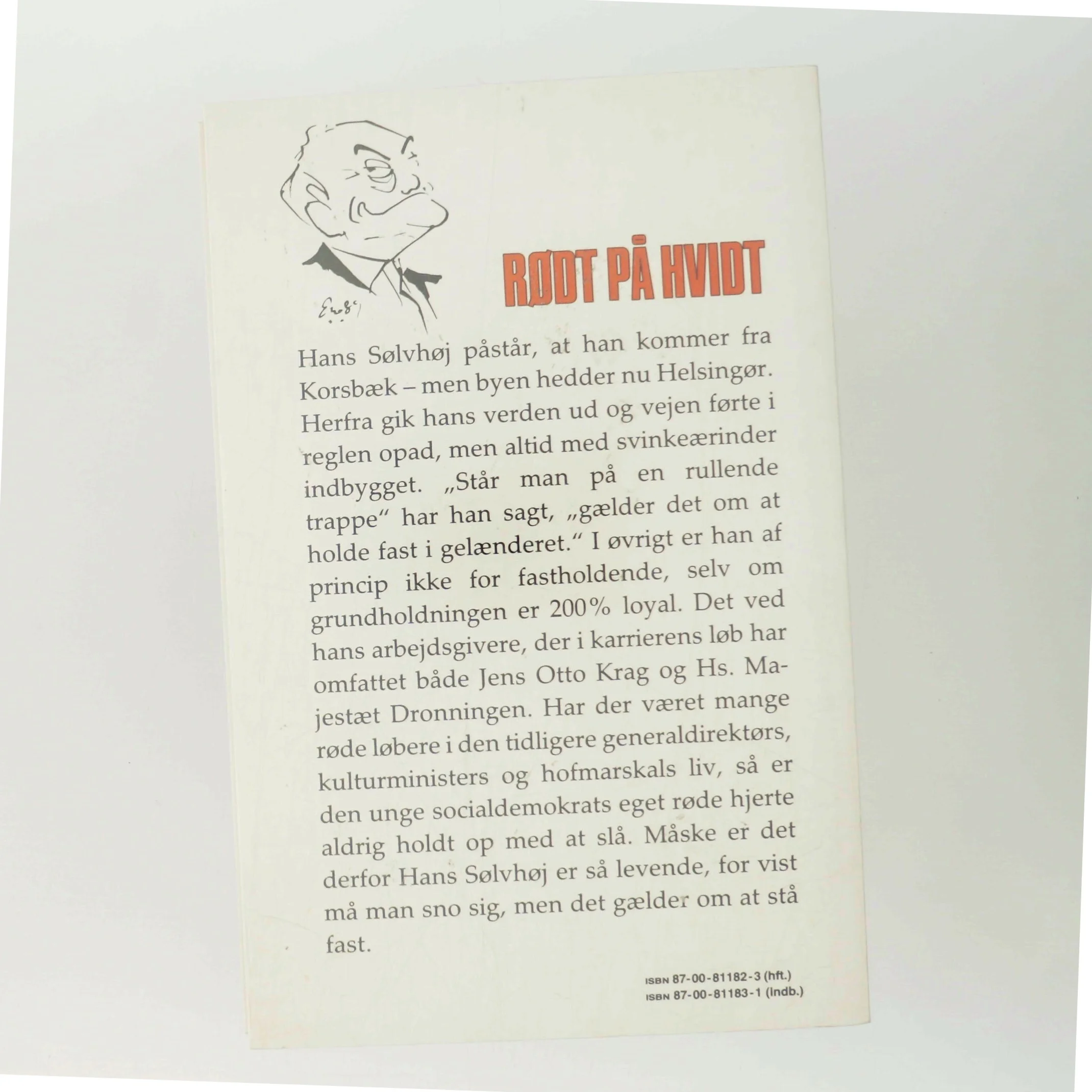 Rødt på hvidt af Hans Sølvhøj (Bog)