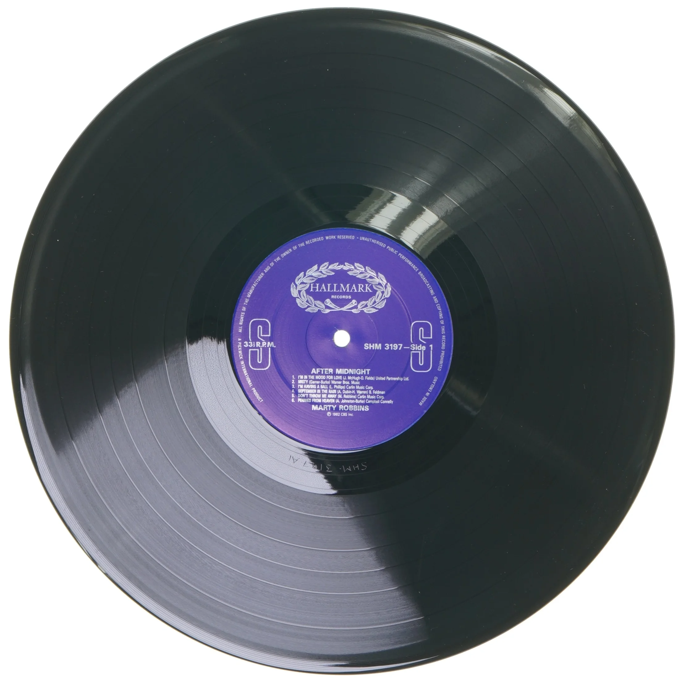 Marty Robbins - After Midnight LP fra Hallmark