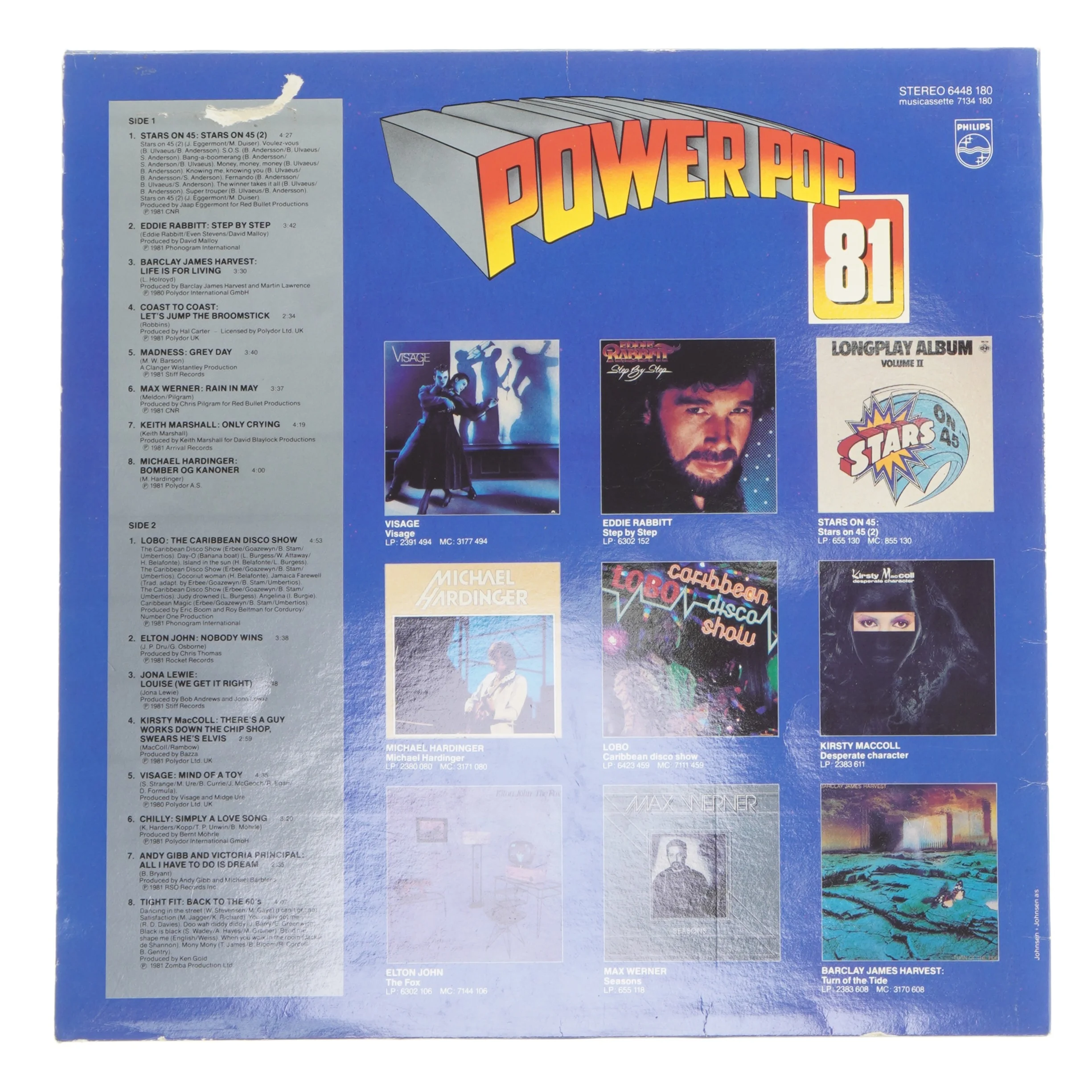 Power Pop 81 Vinyl LP fra Philips