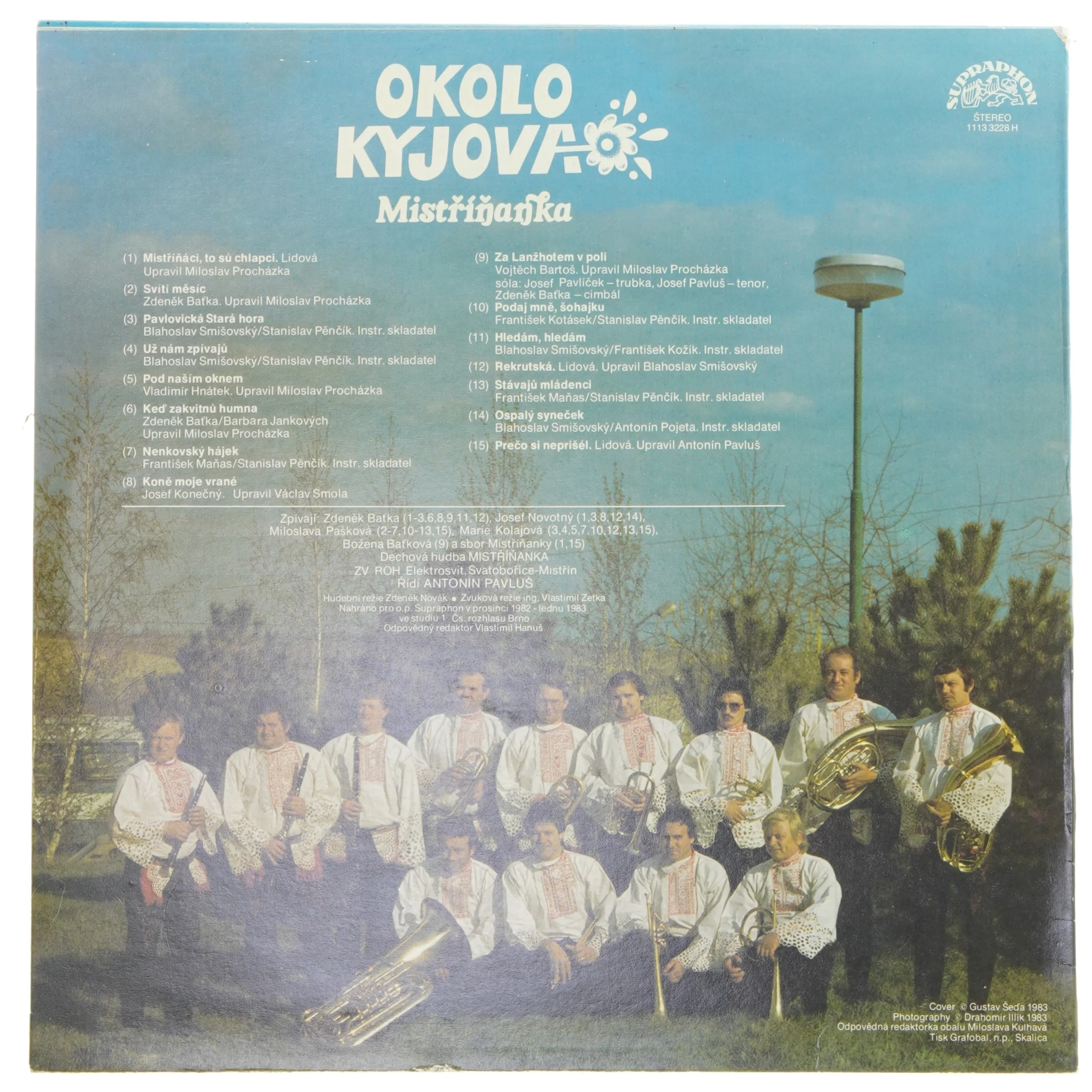 Okolo Kyjova vinyl LP fra Supraphon