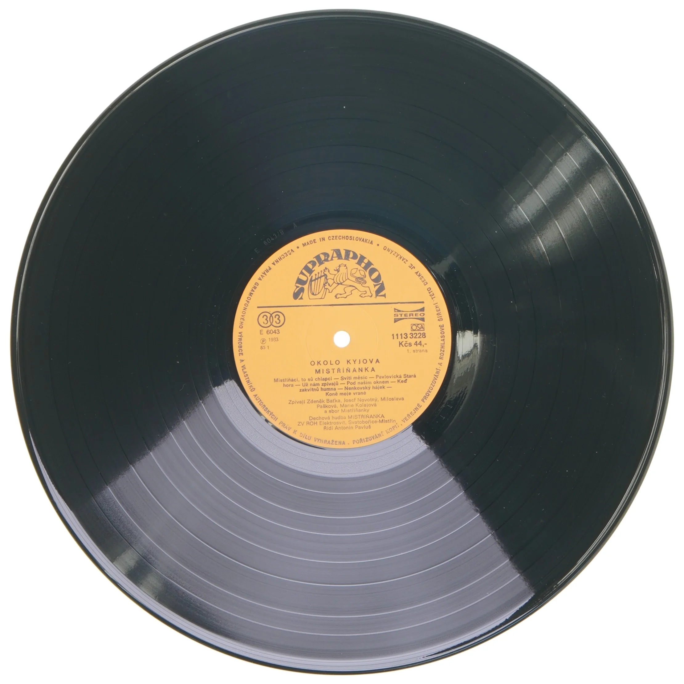 Okolo Kyjova vinyl LP fra Supraphon