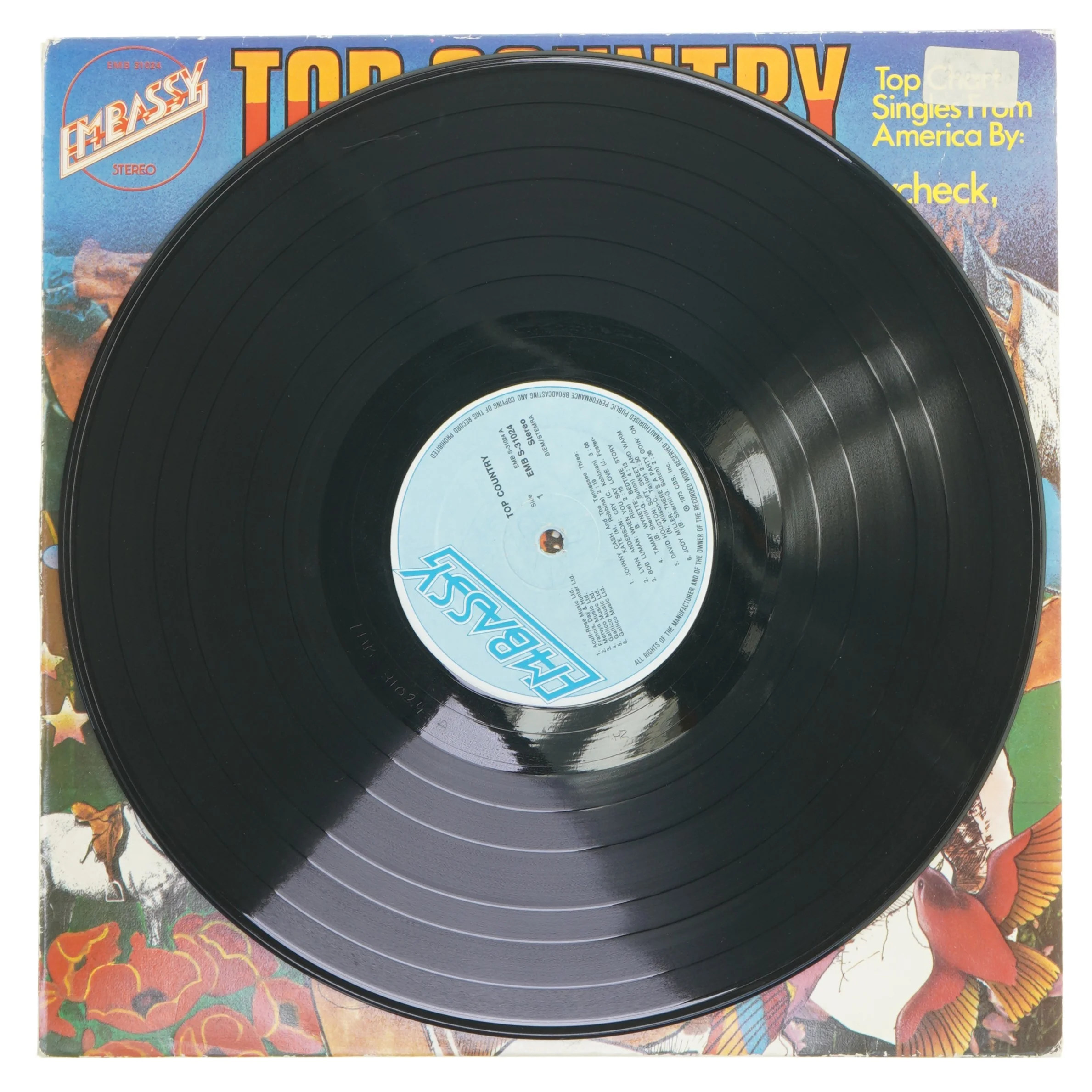 Top Country LP fra Embassy