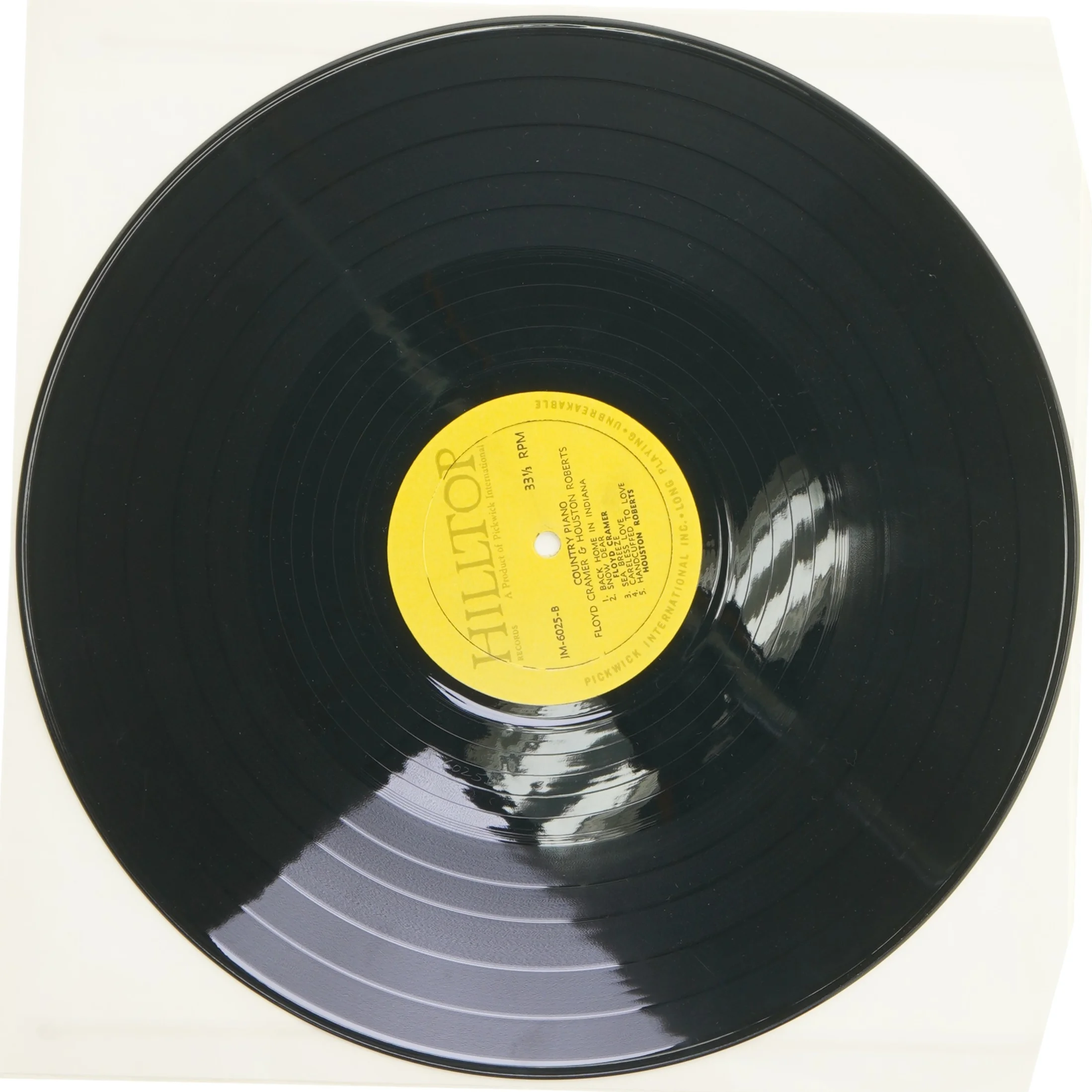 Floyd Cramer Country Piano LP fra Hilltop