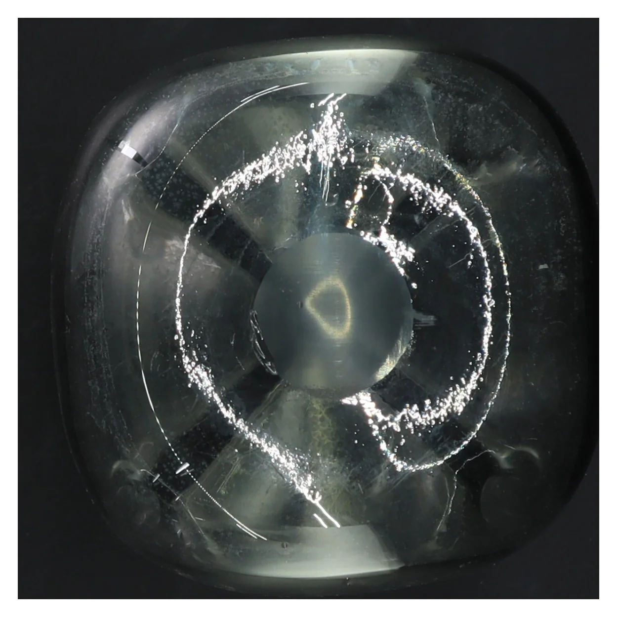 Glas karaffel med prop (str. 25 cm)