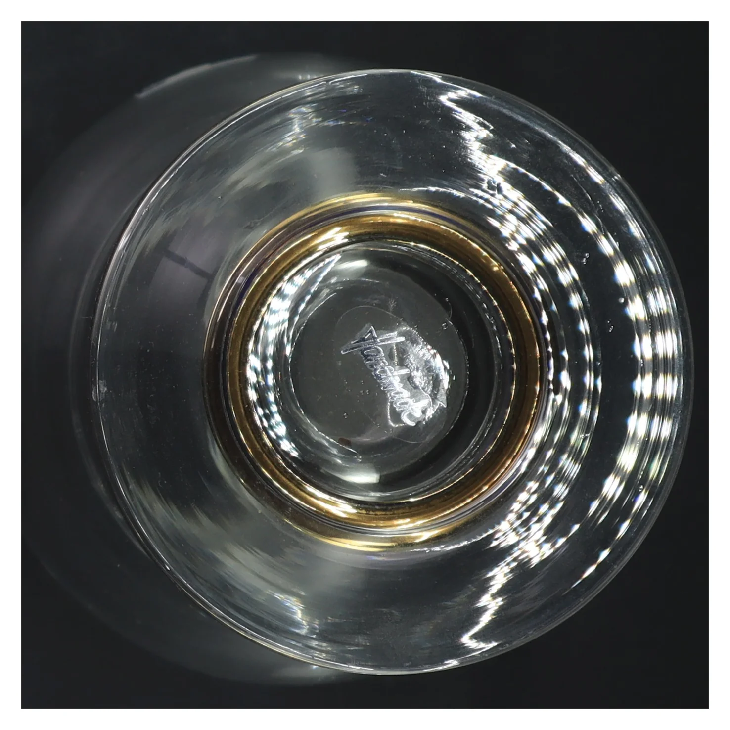 Glas karaffel med prop (str. 31 cm)