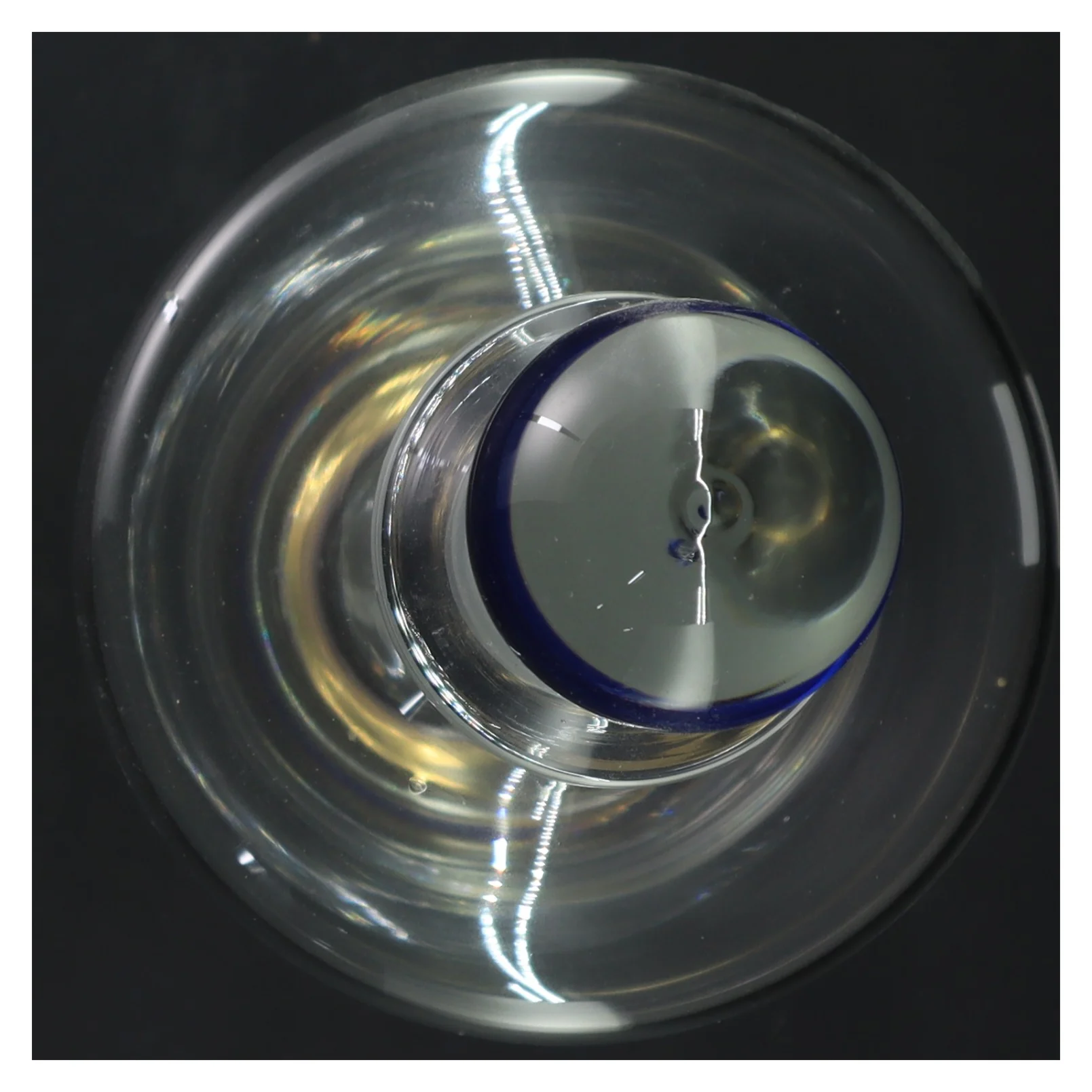 Glas karaffel med prop (str. 31 cm)