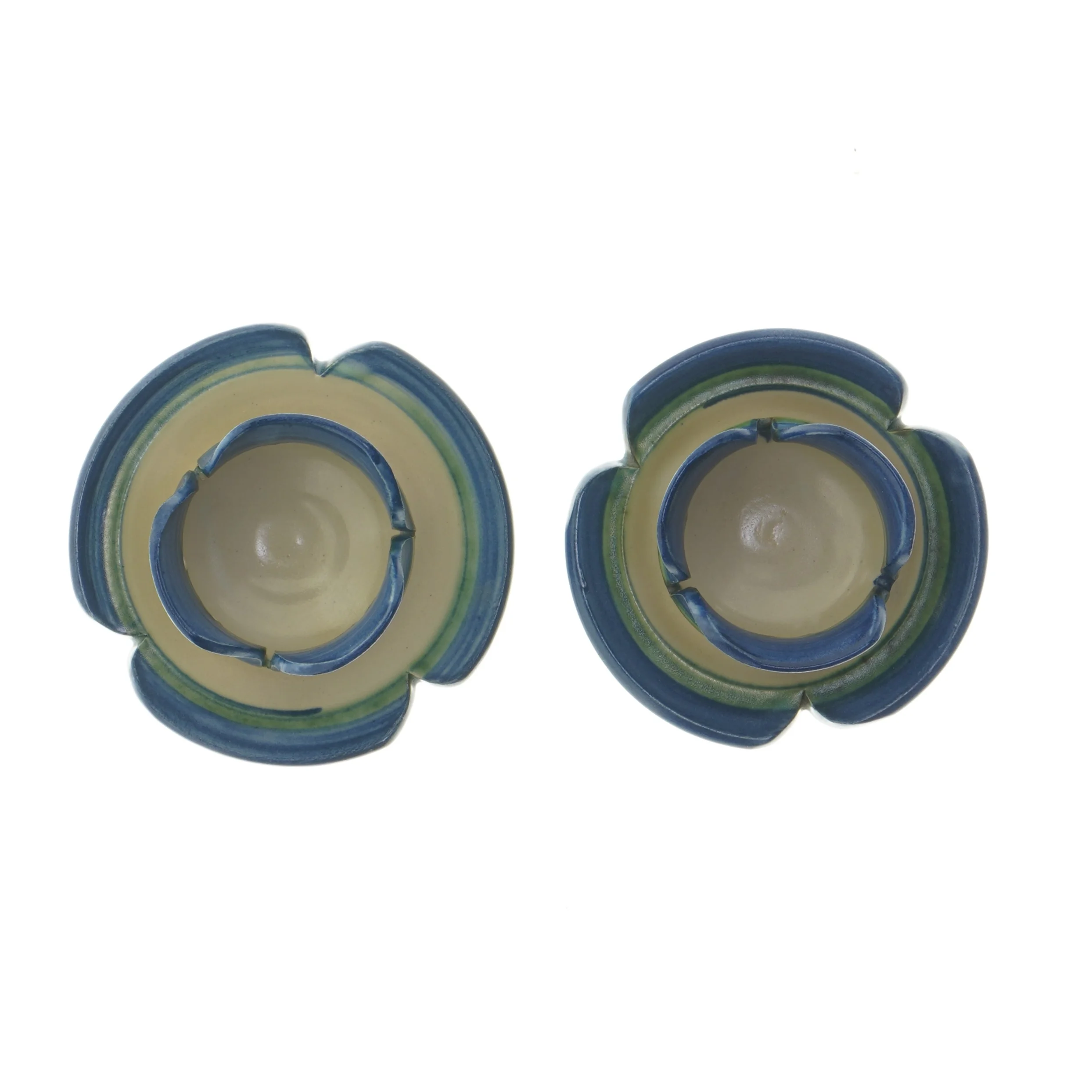 Keramiske lysestager (str. 12 cm)