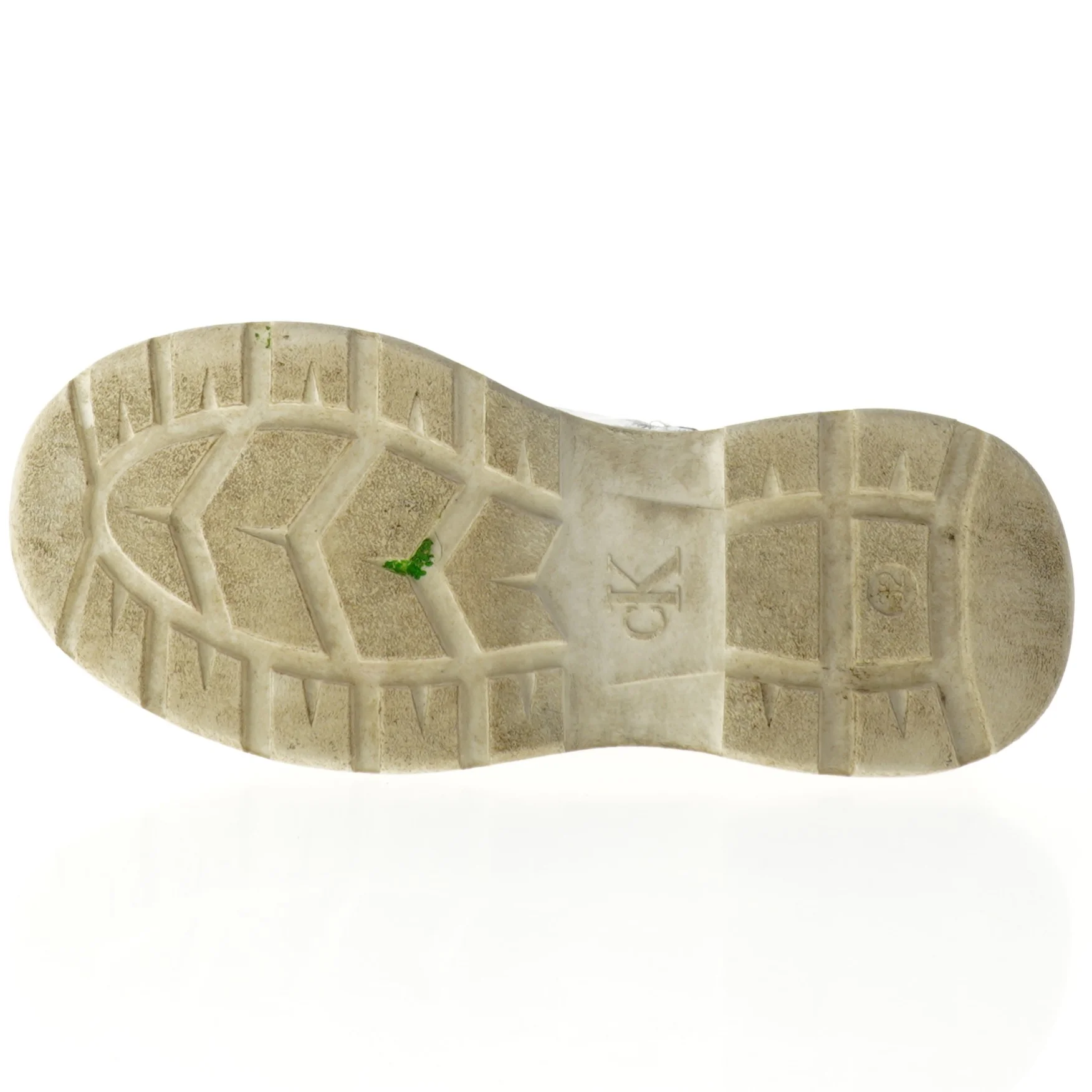 Sølvfarvede høje sneakers fra Calvin Klein (str. 32)