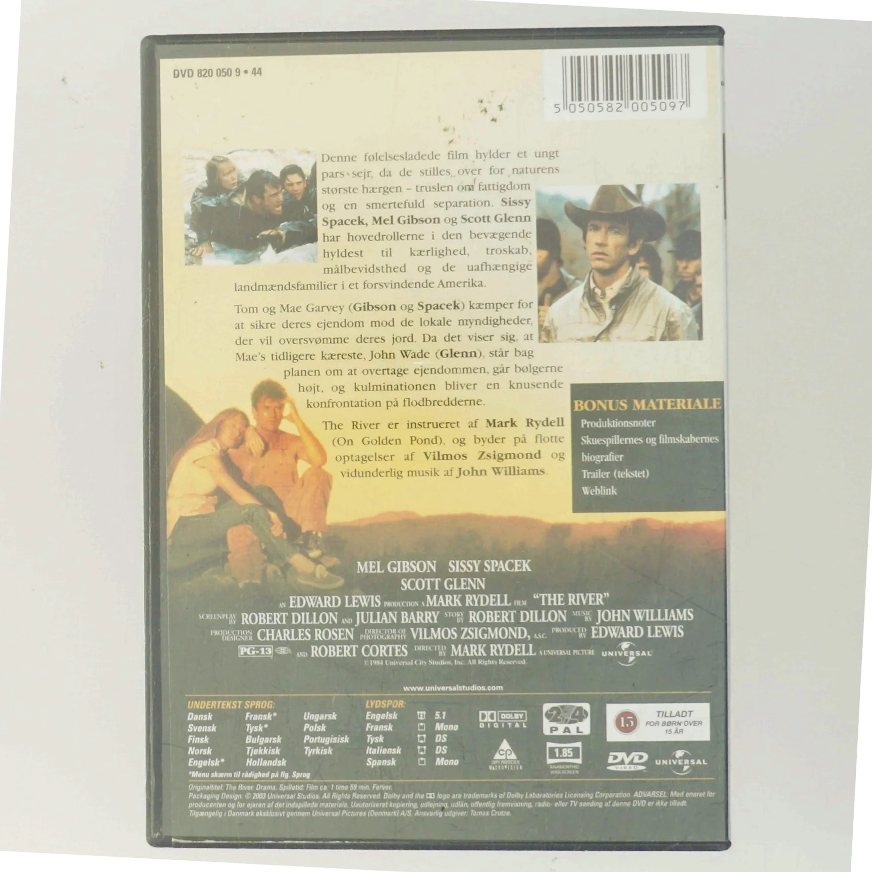 Il Fiume Dell'ira med Mel Gibson (DVD)