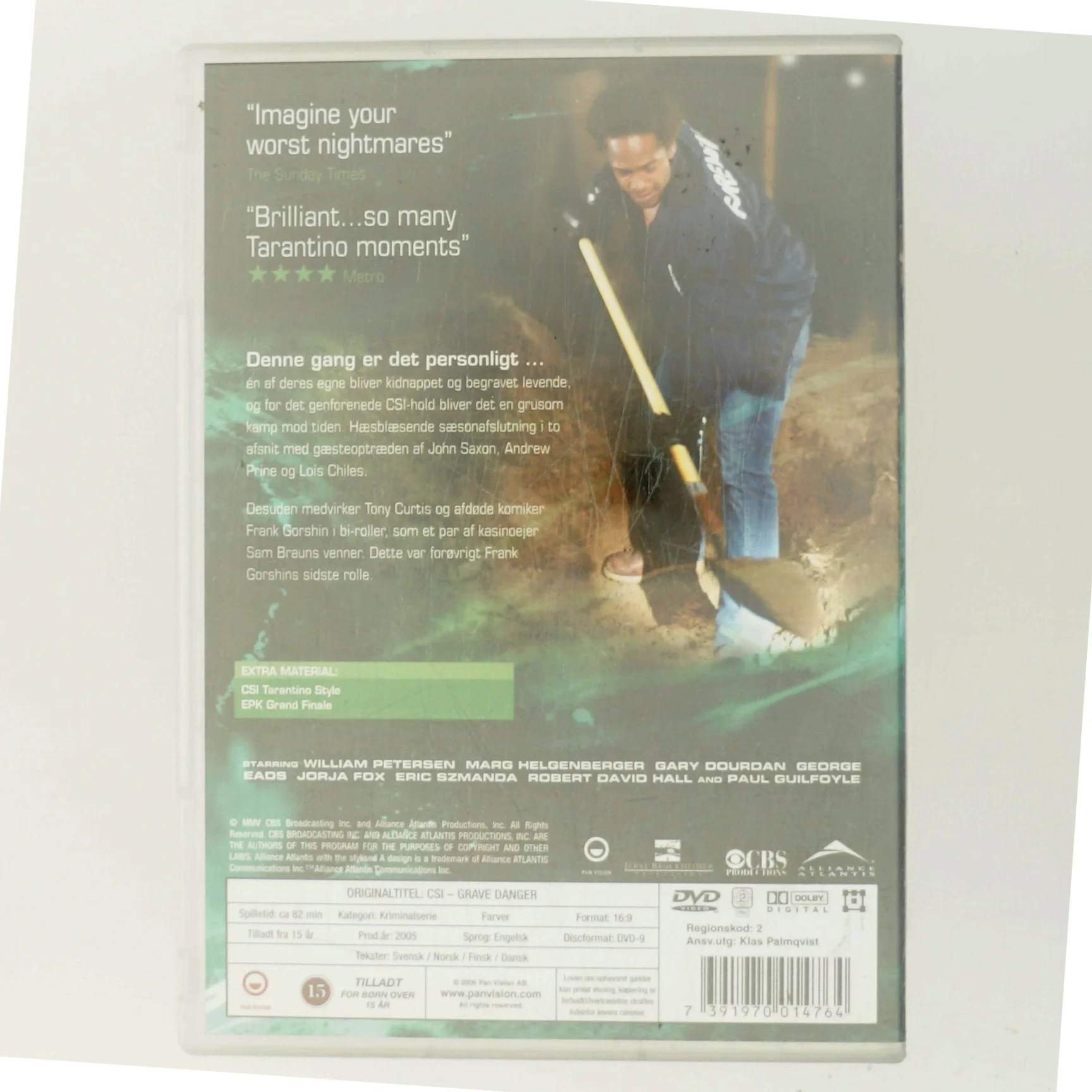 CSI: Crime Scene Investigation - Grave Danger med William Petersen (DVD)