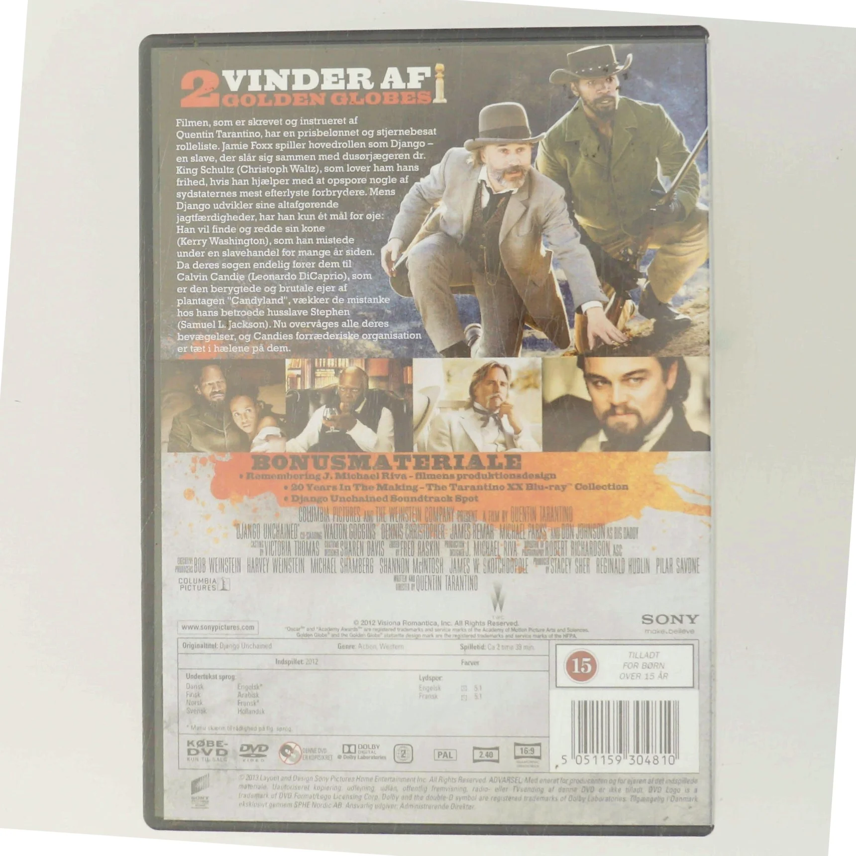 Django Unchained med Jamie Foxx (DVD)