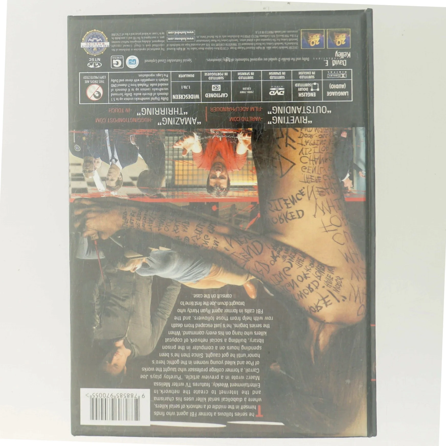 The Following: The Complete Edition med Kevin Bacon (DVD)