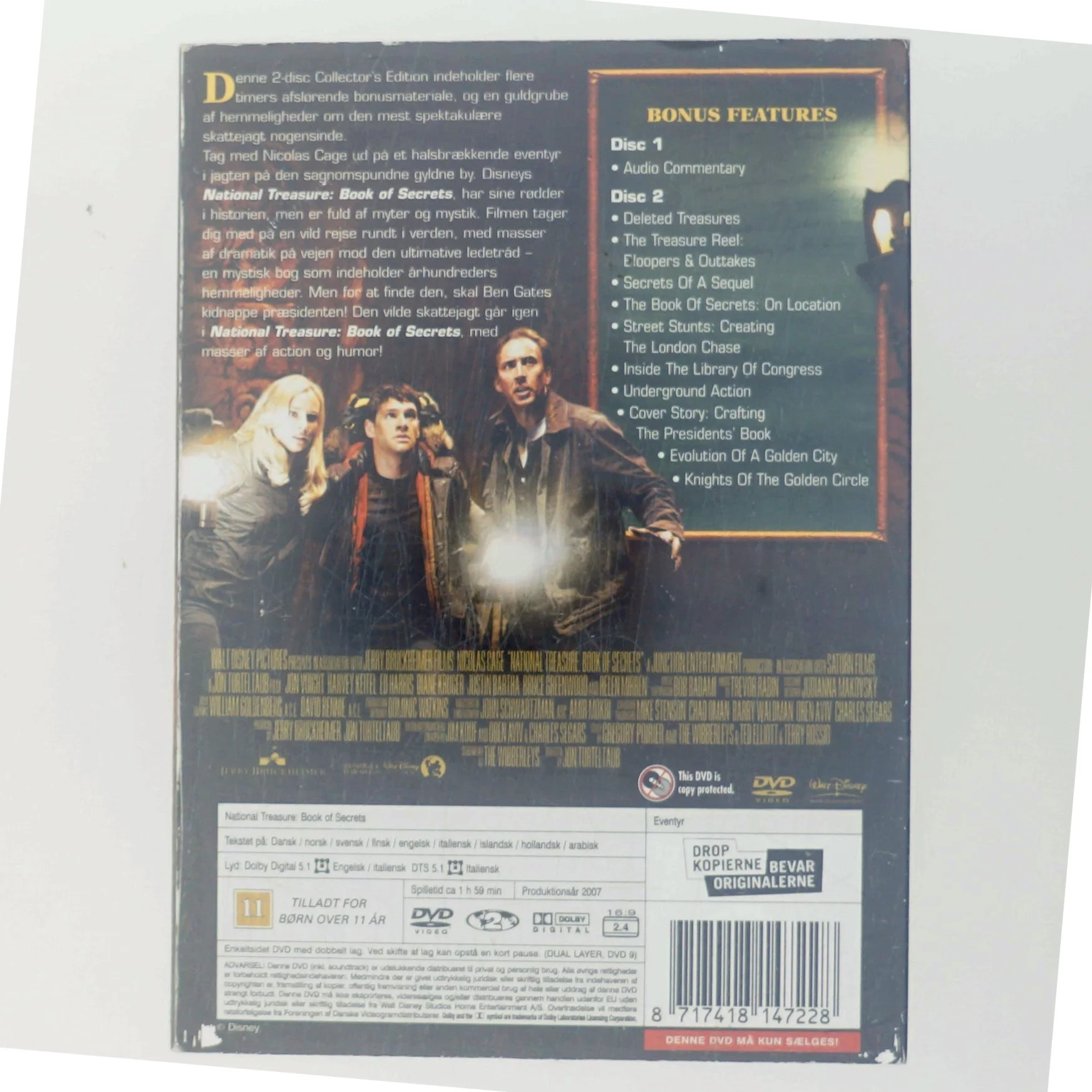 Book of Secrets med Nicolas Cage (DVD)