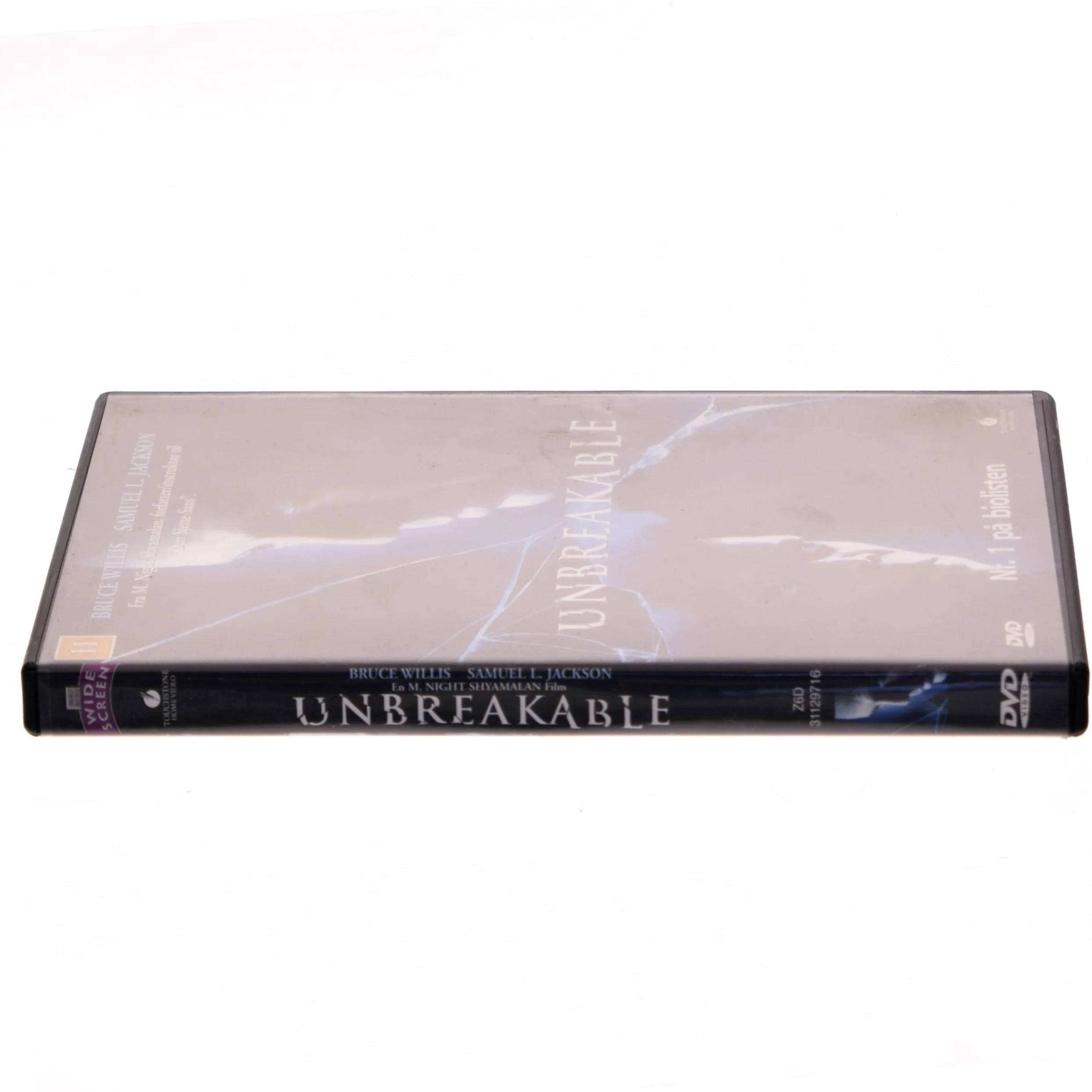 Unbreakable med Bruce Willis (DVD)