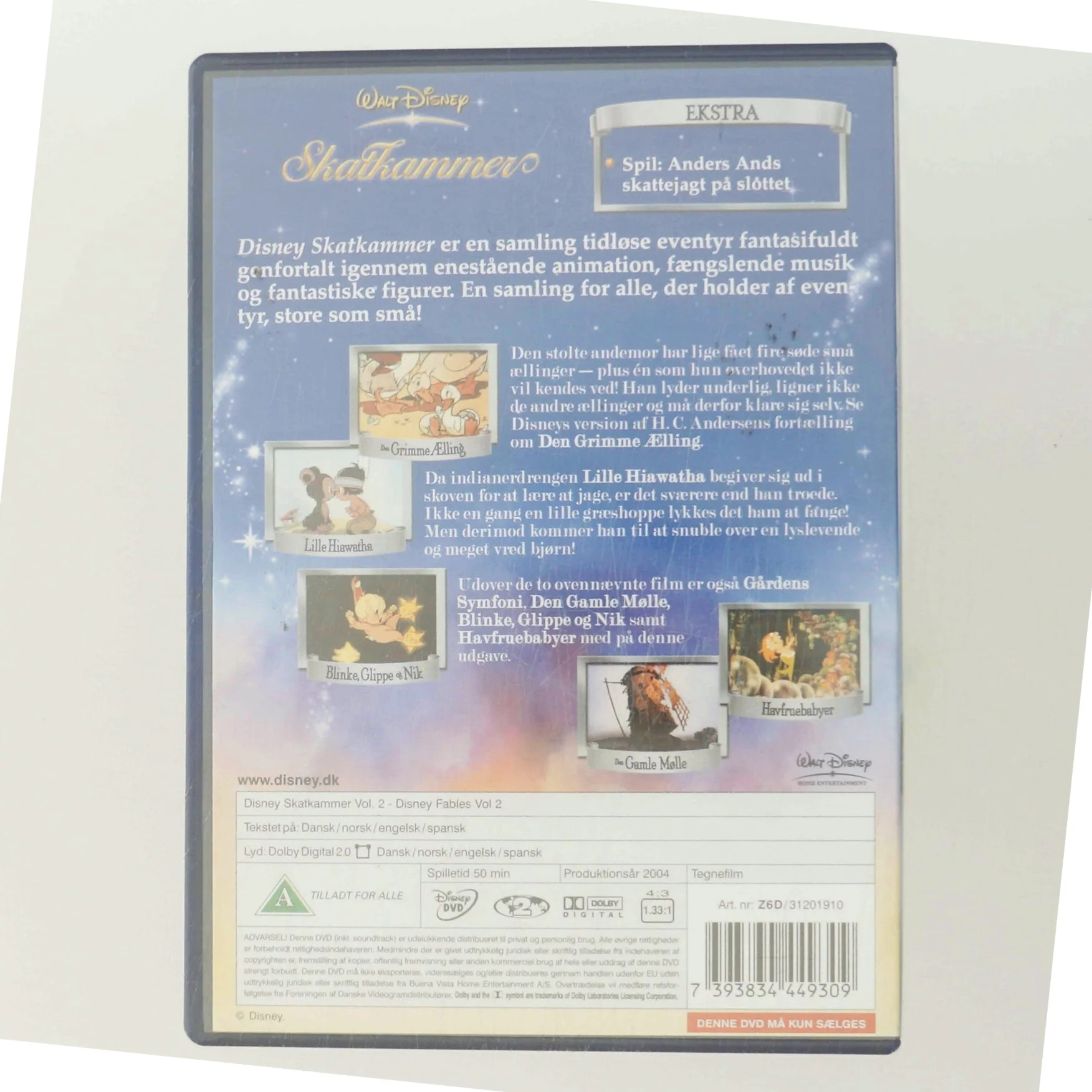 Skattekammer 2 - Lille Hiawatha / den Grimme Ælling (DVD)