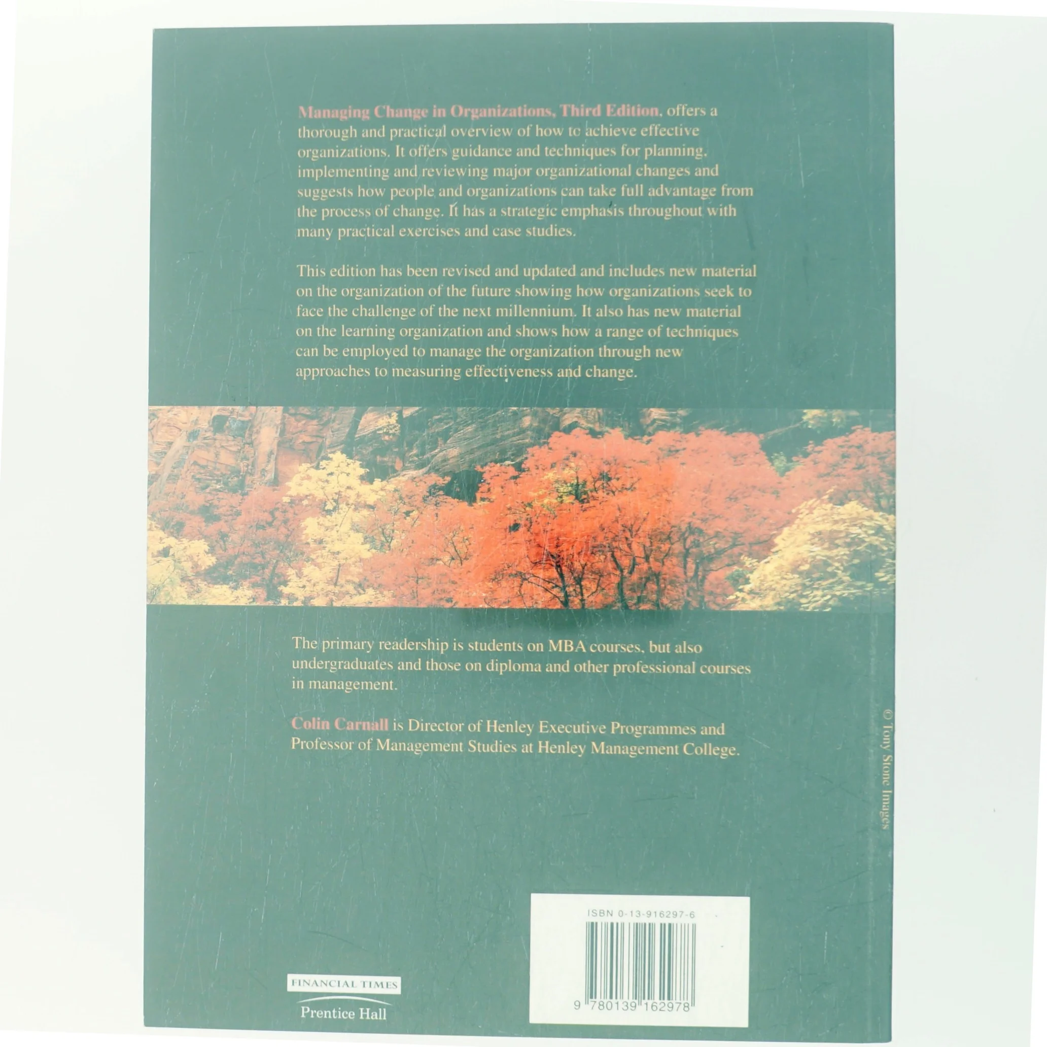 Managing change in organizations af Colin A. Carnall (Bog)