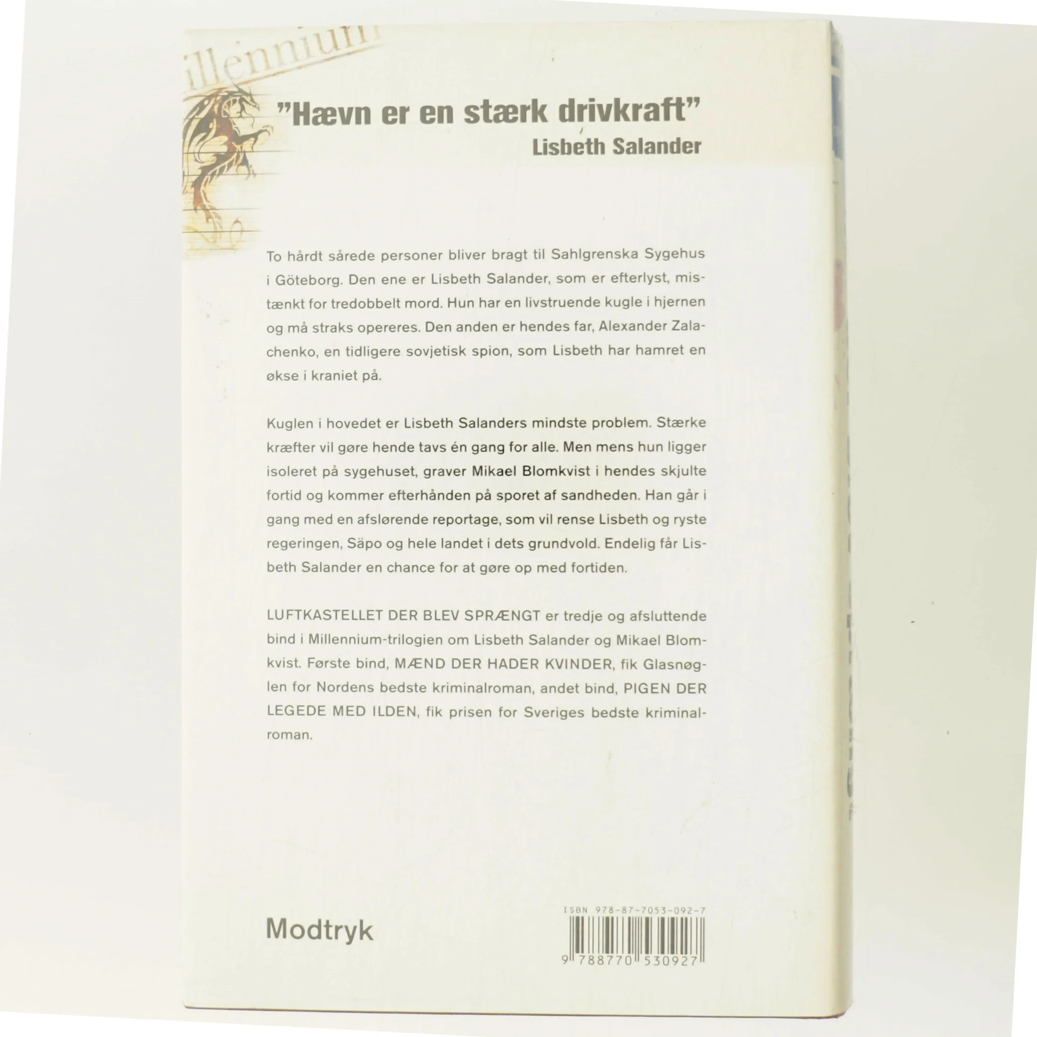Luftkastelletderblevsprngt Stir up a Hornets' Nest of Girl. Shi Dige Larsen. the Danish Original. Hardcover](chinese Edition) af Stieg Larsson (Bog)
