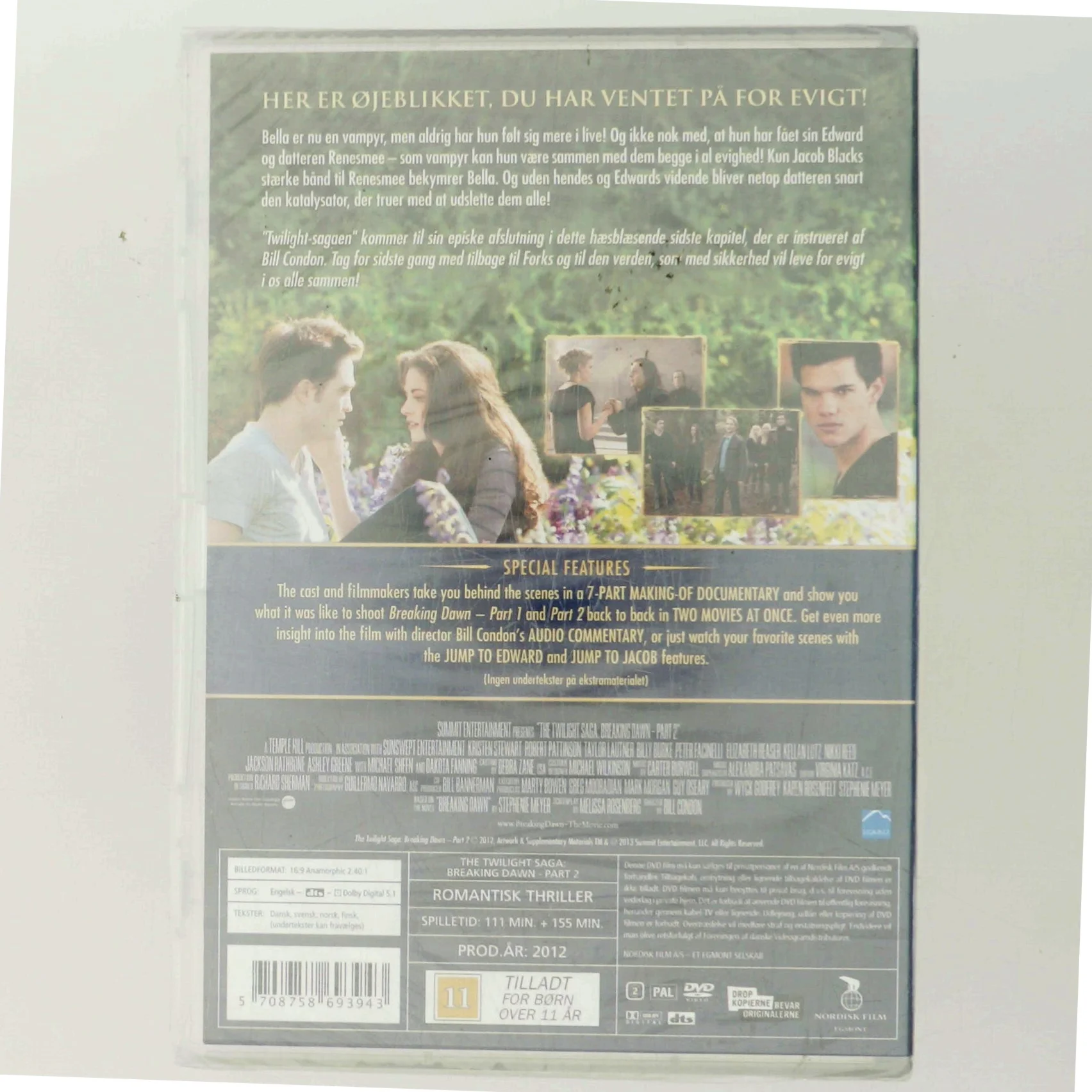 Twilight - Breaking Dawn: Part 2 med Kristen Stewart (DVD)
