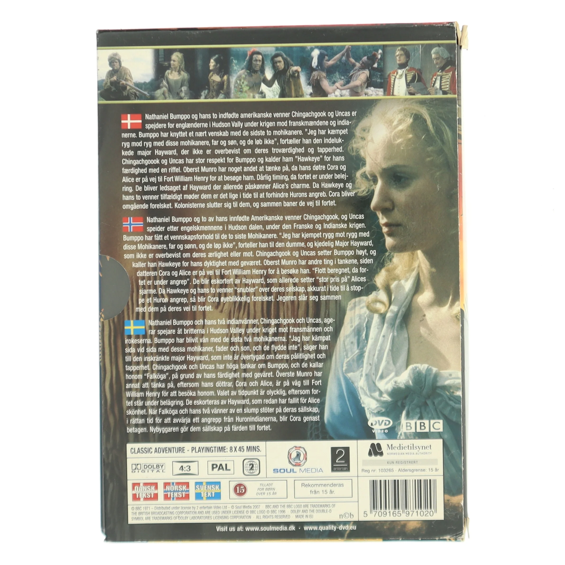 The Last of the Mohicans med Kenneth Ives (DVD)