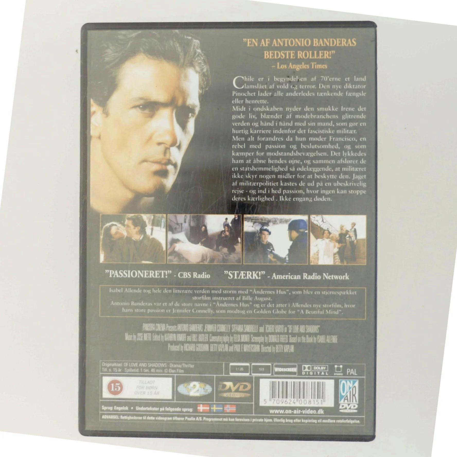 Of Love and Shadows med Antonio Banderas (DVD)