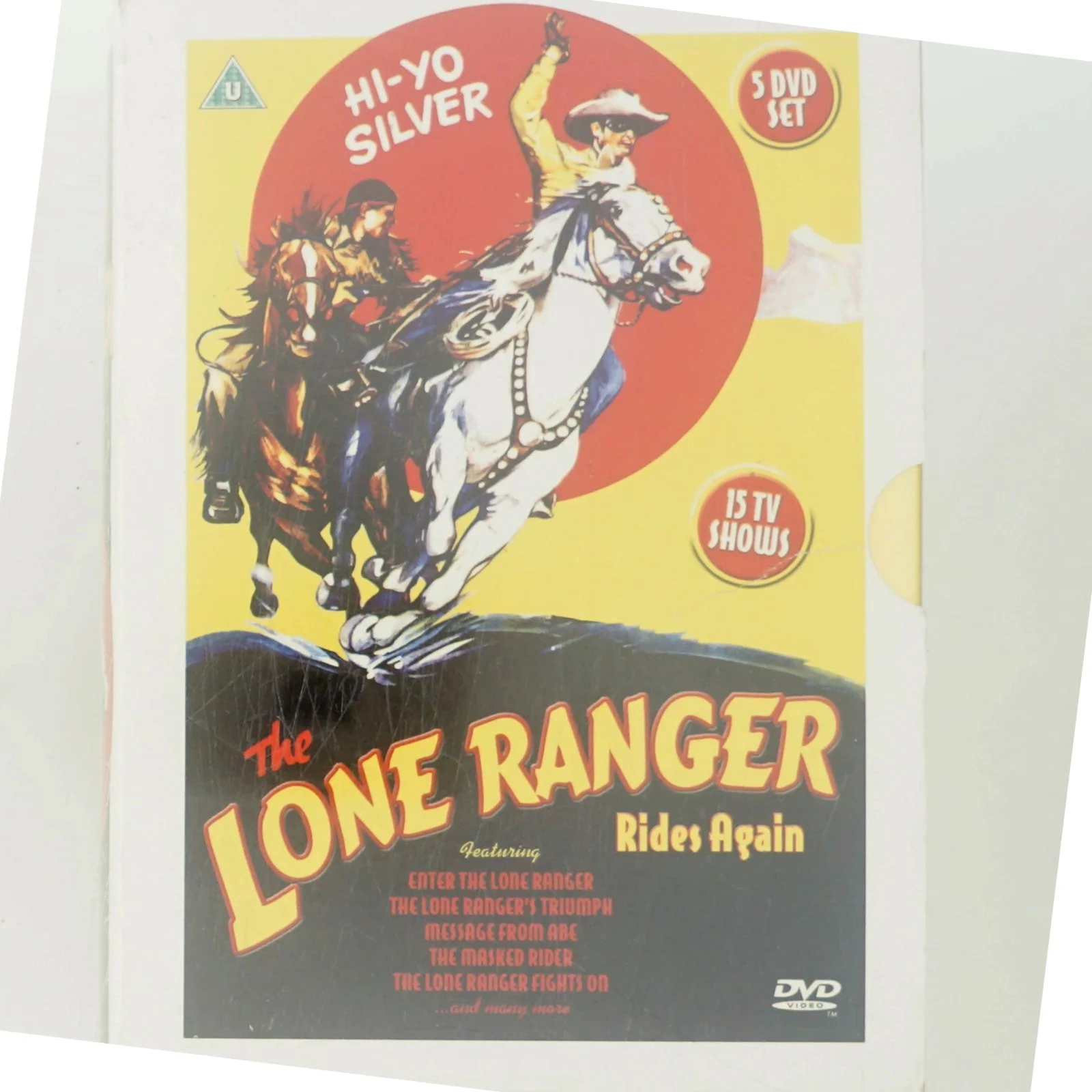 The Lone Ranger Rides Again med Clayton Moore (DVD)