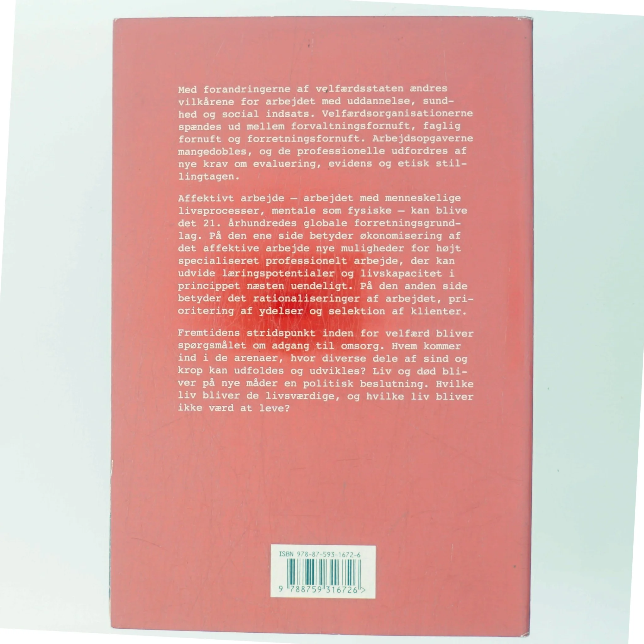 Det affektive arbejde af Katrin Hjort (Bog)