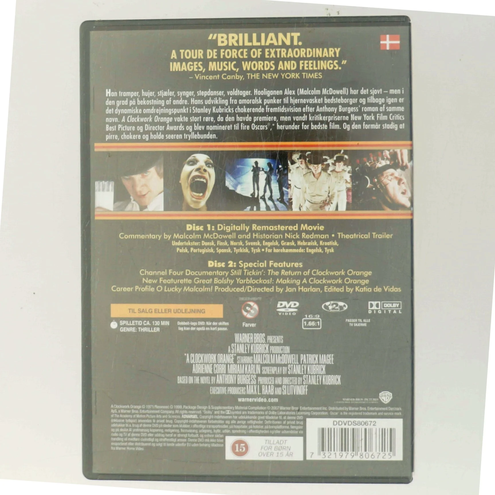 Clockwork Orange, a Special Edition                                        <span class="label label-blank pull-right" style="margin-right: 3px;">Special edition</span> med Malcolm McDowell (DVD)