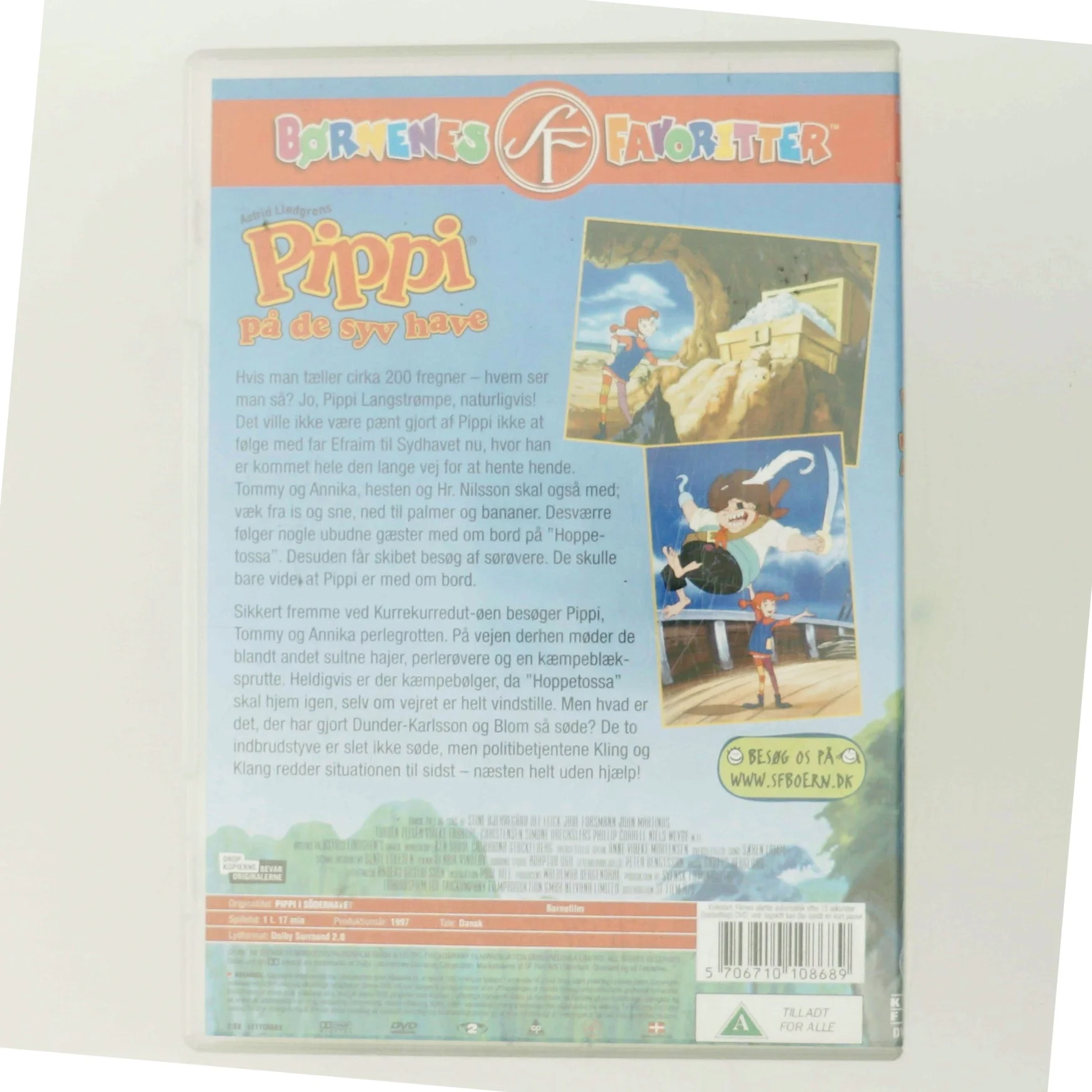 Pippi på de syv have (1999) [DVD] (DVD)