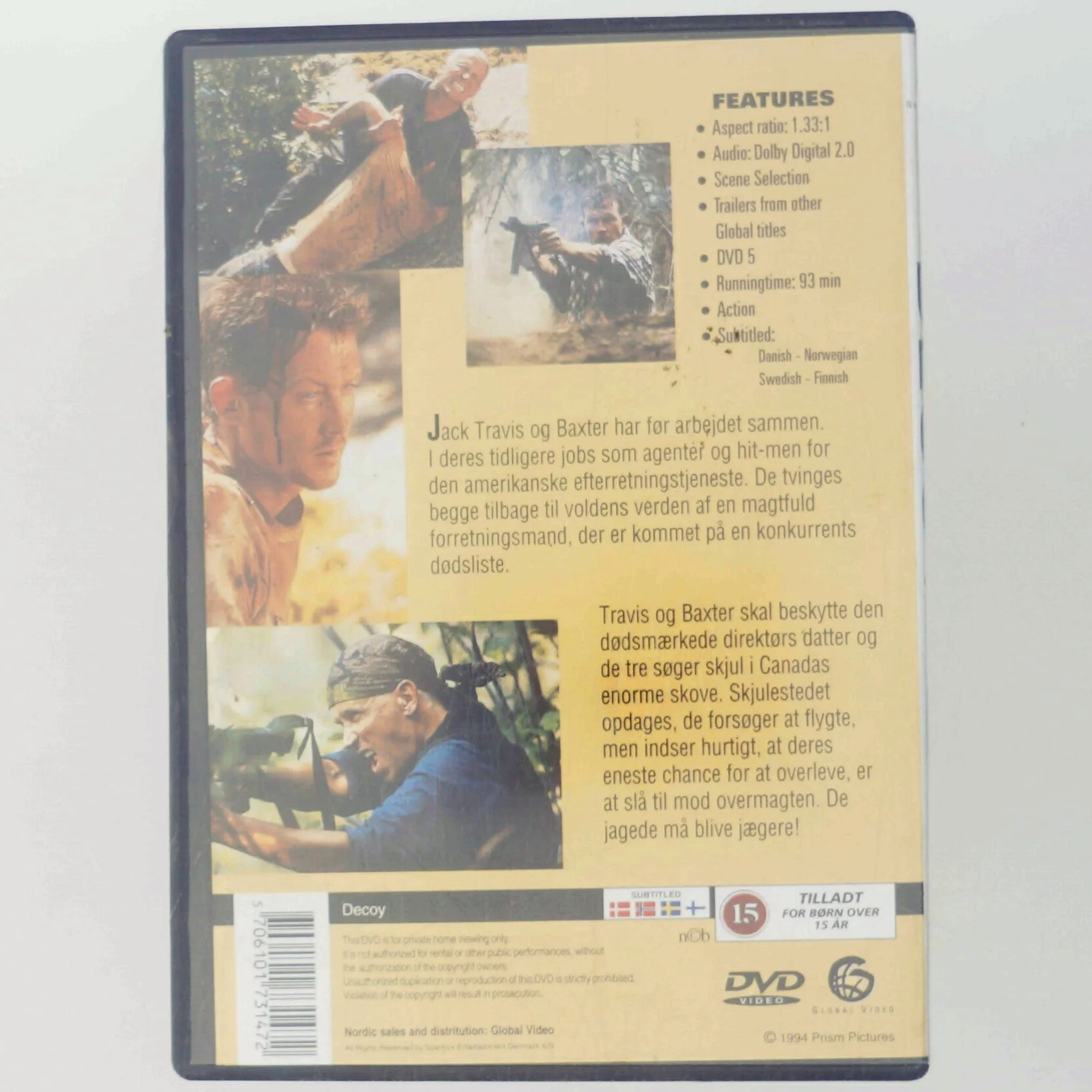 Decoy med Peter Weller (DVD)