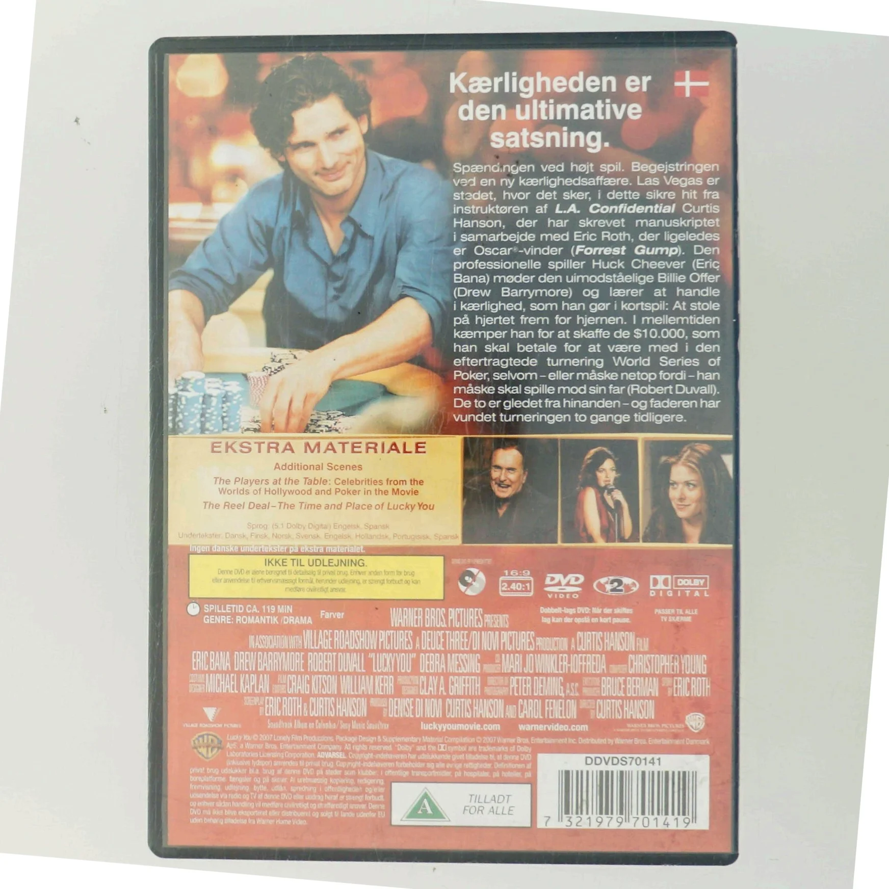 Lucky You (2007) [DVD] med Eric Bana (DVD)