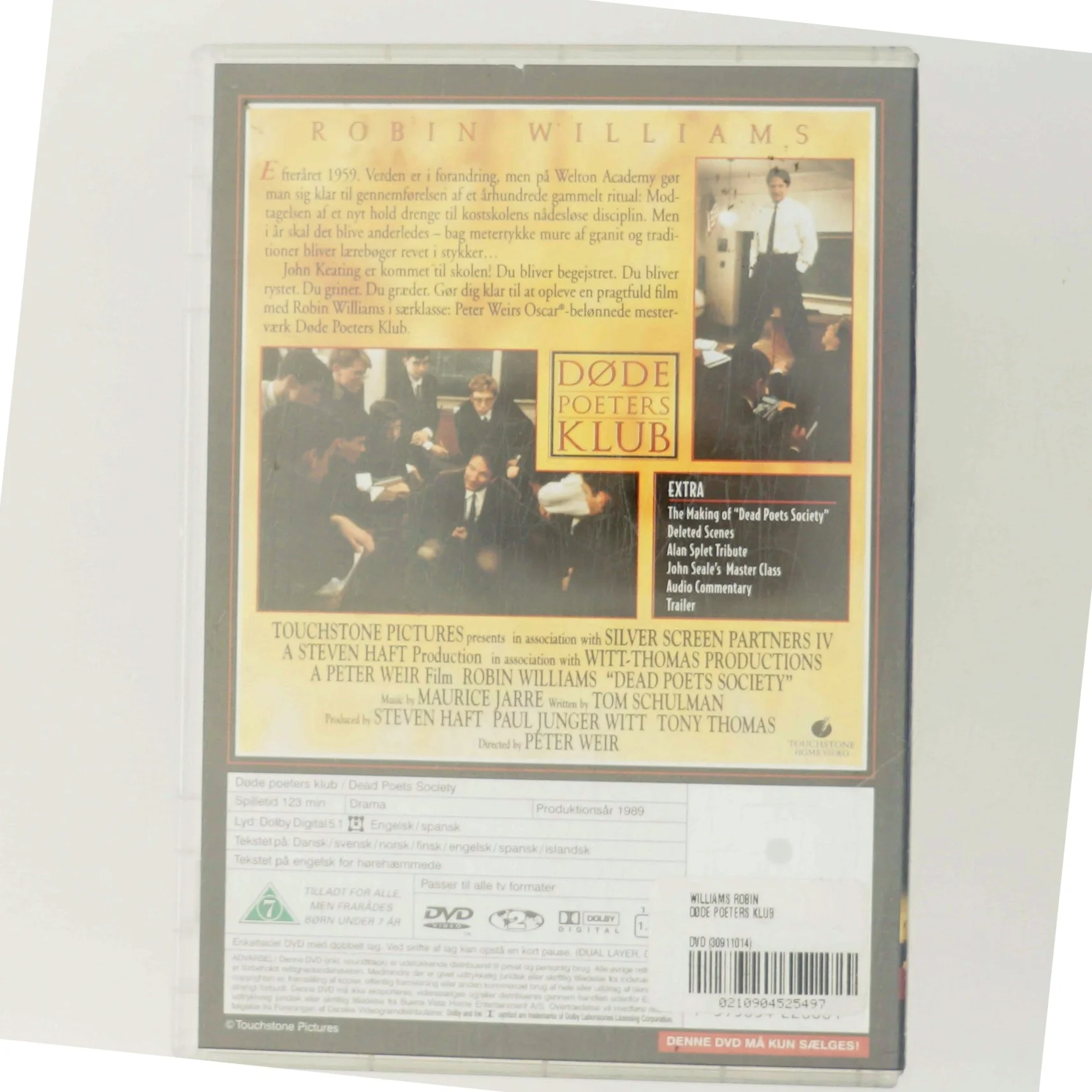 Døde Poeters Klub med Robin Williams (DVD)