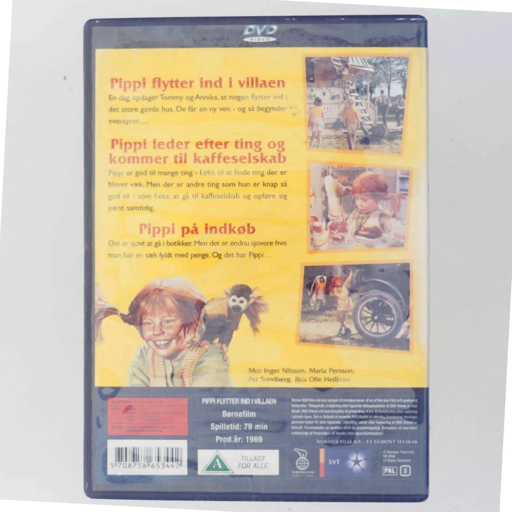 Pippi 1 med Inger Nilsson (DVD)