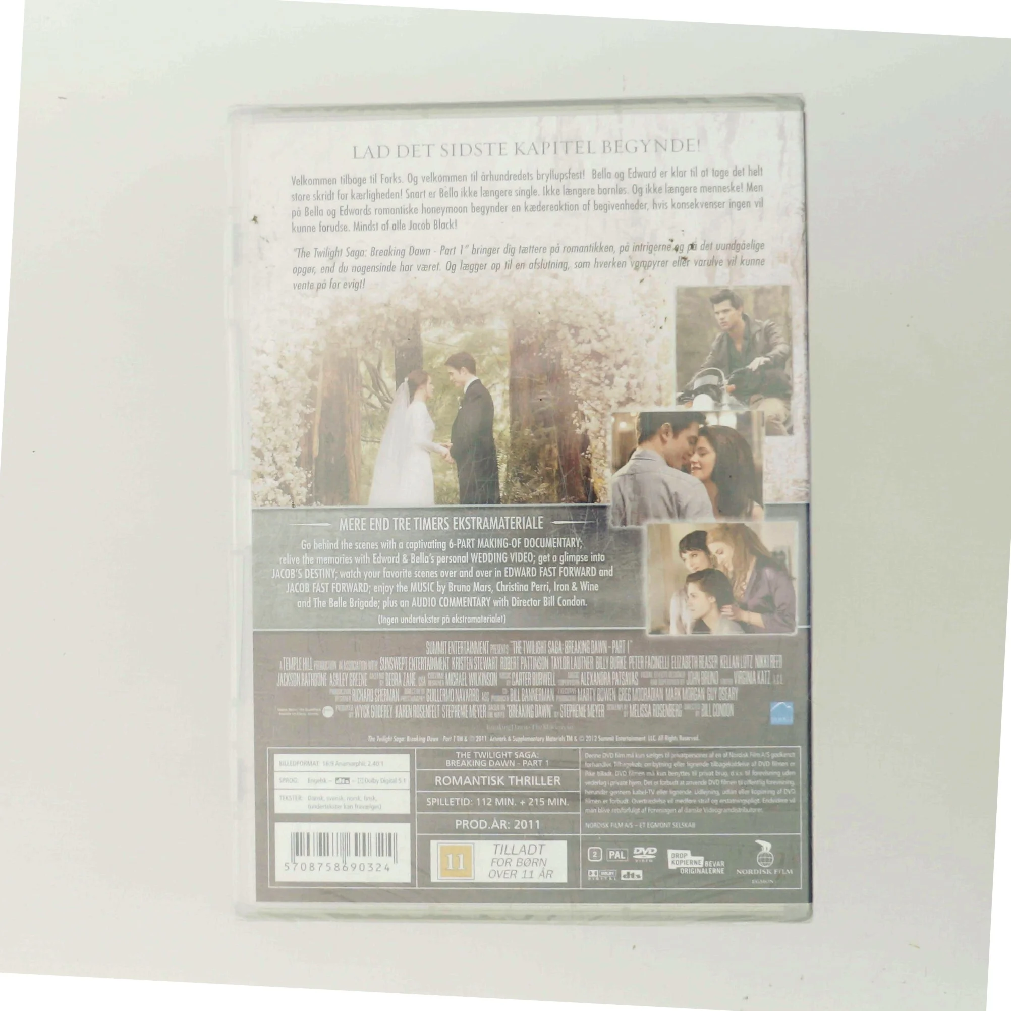 Twilight, Breaking Dawn med Kristen Stewart (DVD)