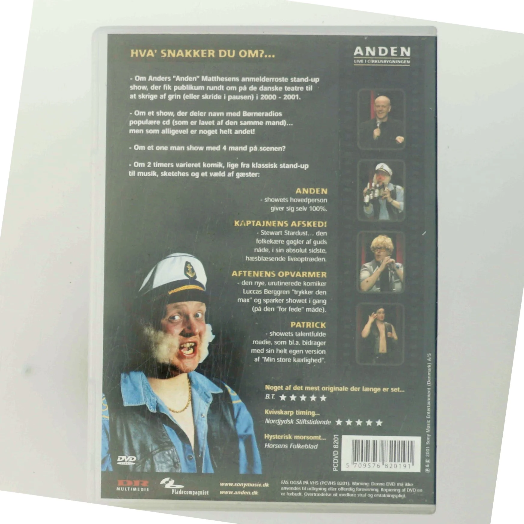 Anden Live I Cirkusbygningen med Anders 'Anden' Matthesen (DVD)