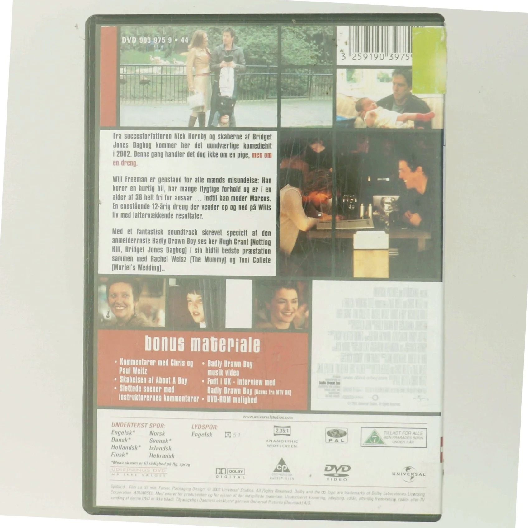 About a Boy med Hugh Grant (DVD)