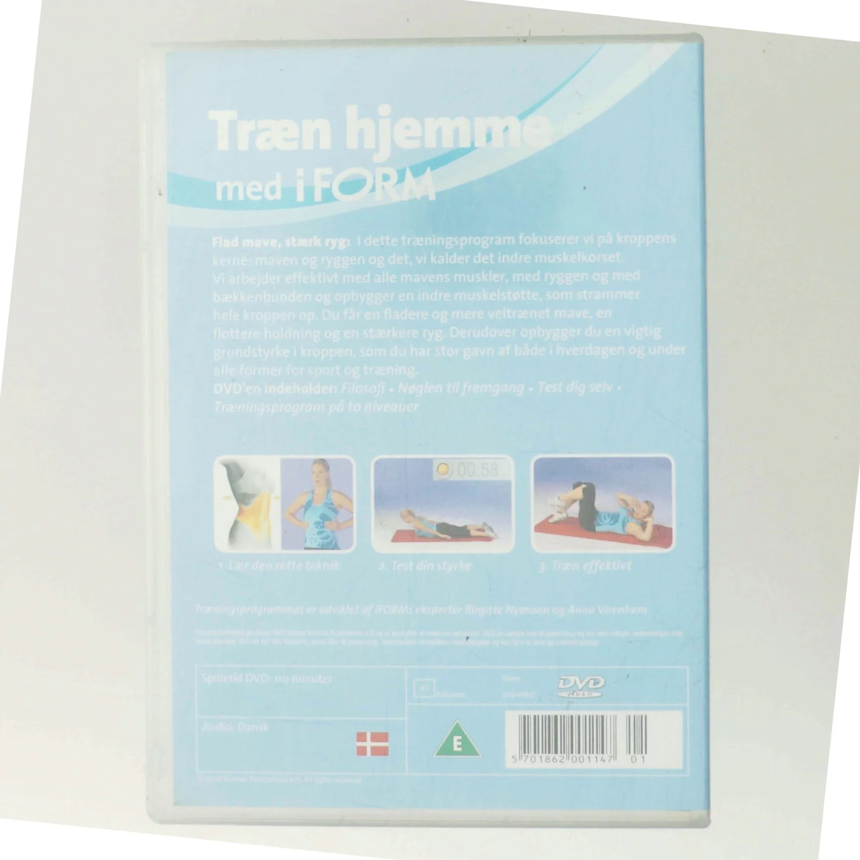 Flad mave, stærk ryg med Birgitte Nymann (DVD)