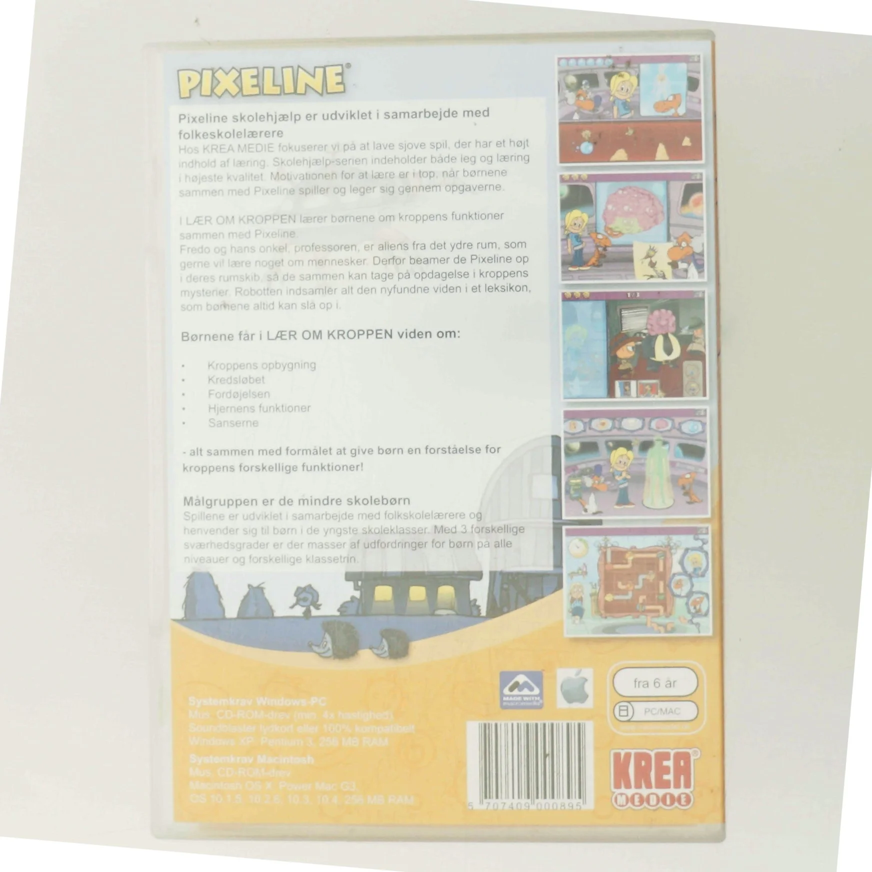 Pixeline Lær Om Kroppen (DVD)