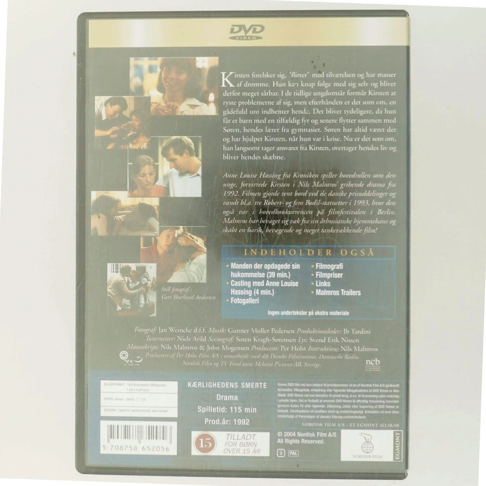 Kãrlighedens Smerte med Anne Louise Hassing (DVD)