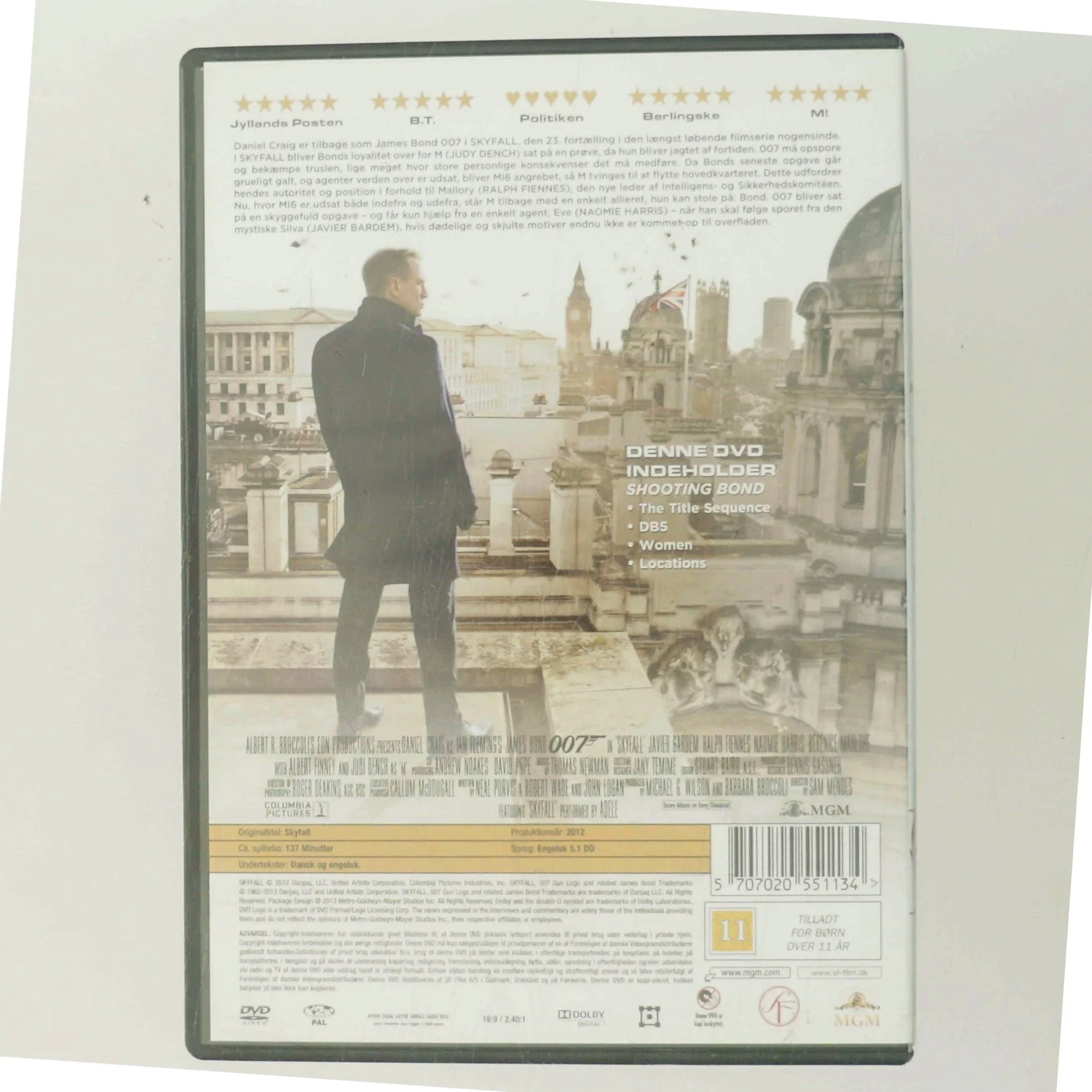 Skyfall med Daniel Craig (DVD)