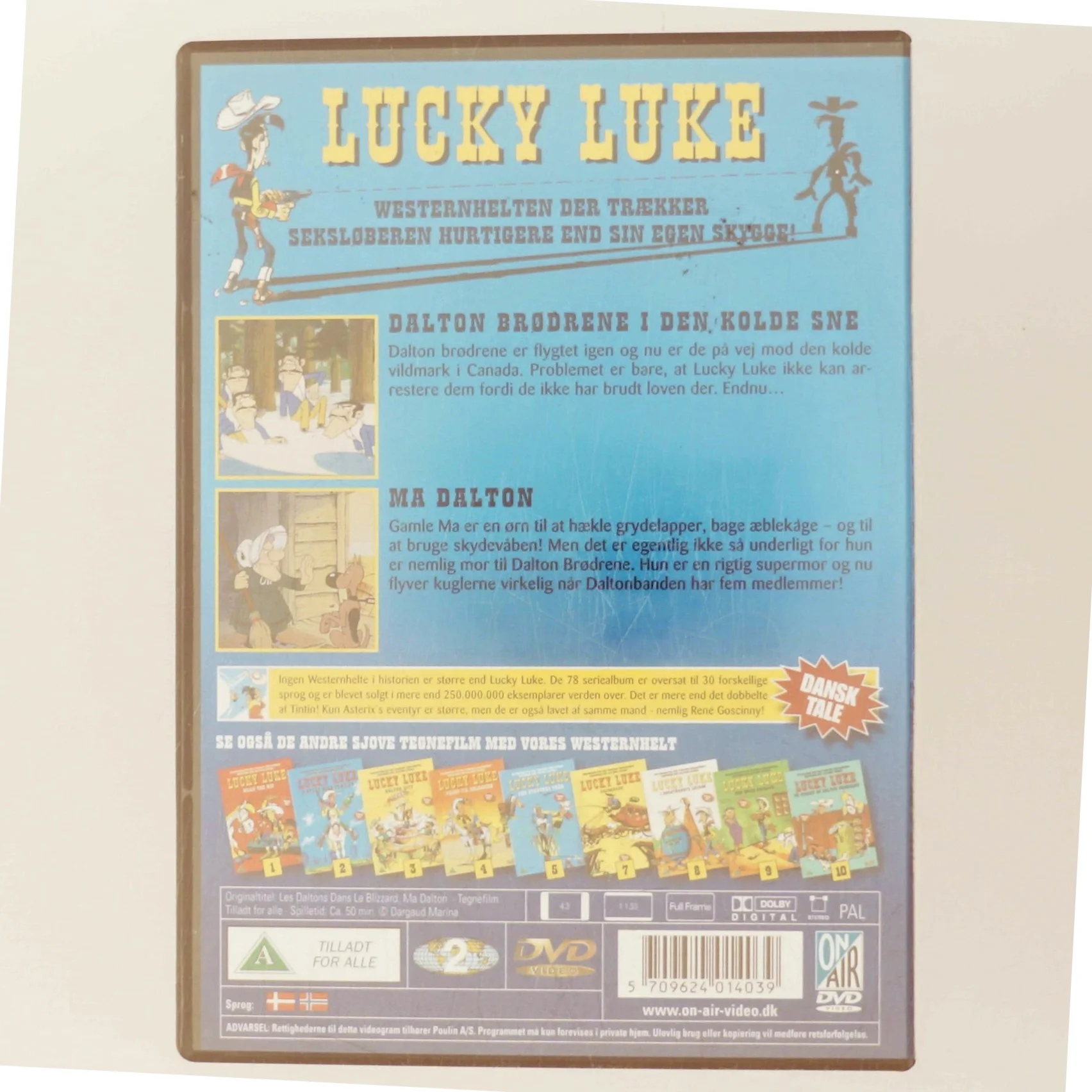 Lucky Luke: Dalton Brødrene i den kolde sne (DVD)