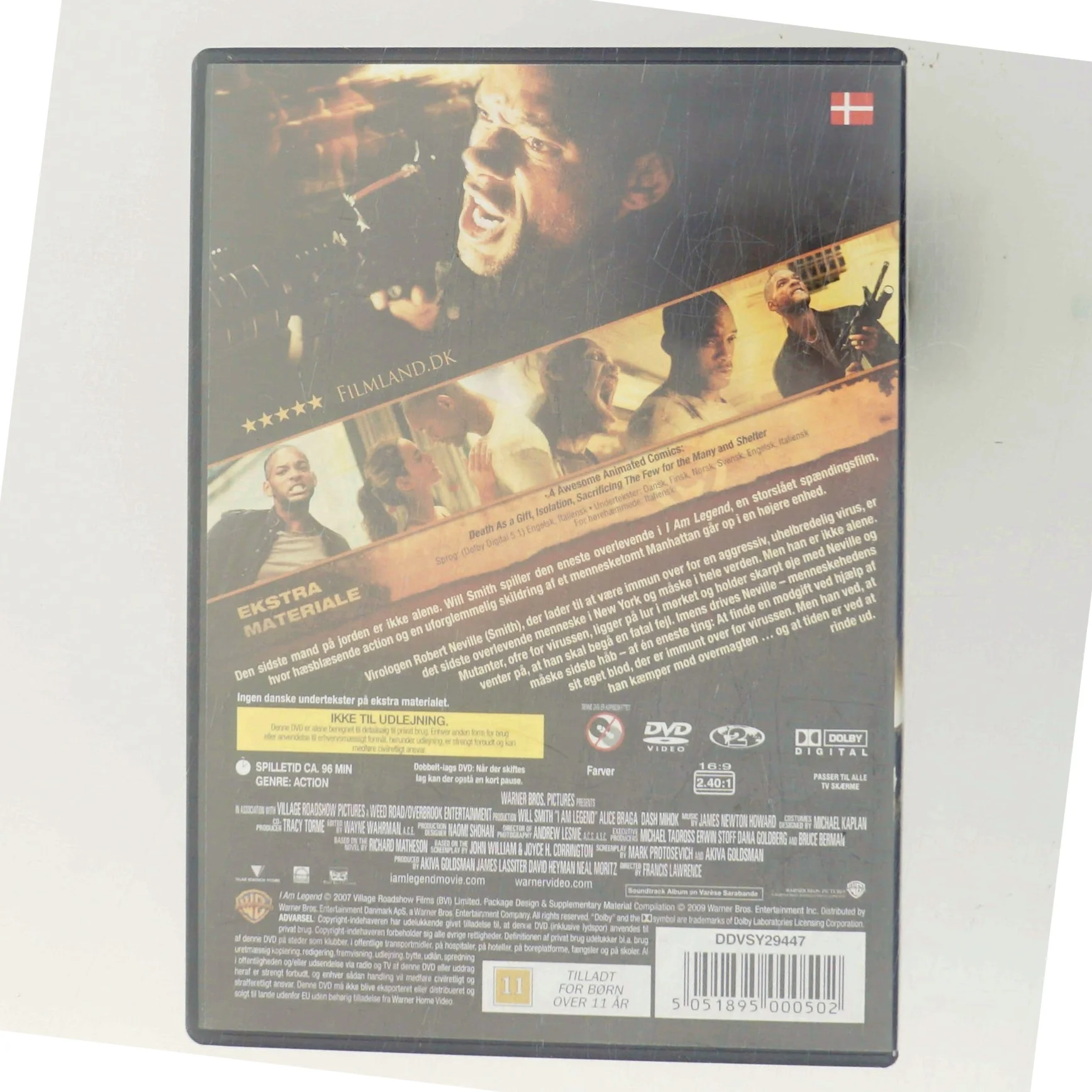 I Am Legend med Will Smith (DVD)