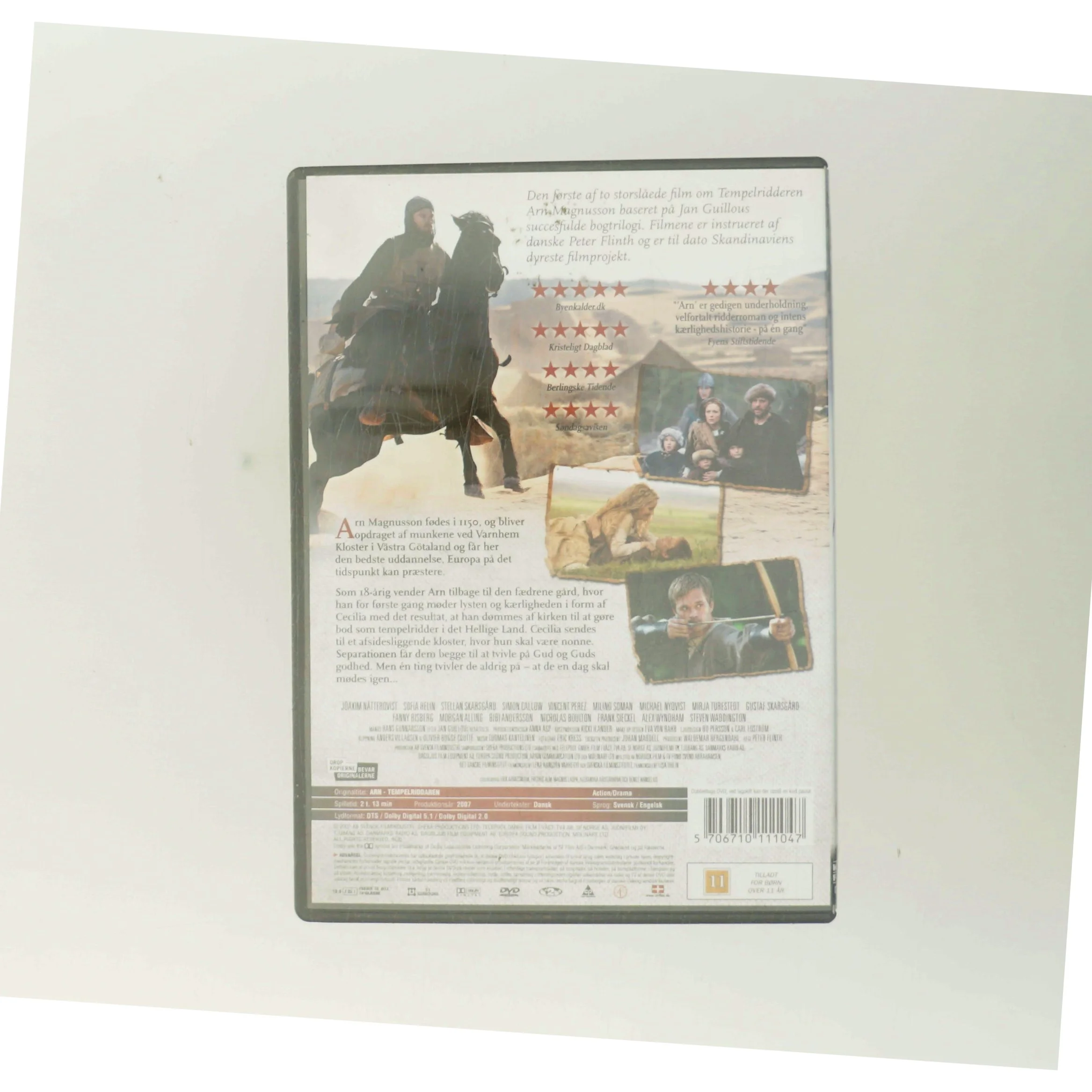 Arn - Tempelridderen med Joakim Nätterqvist (DVD)