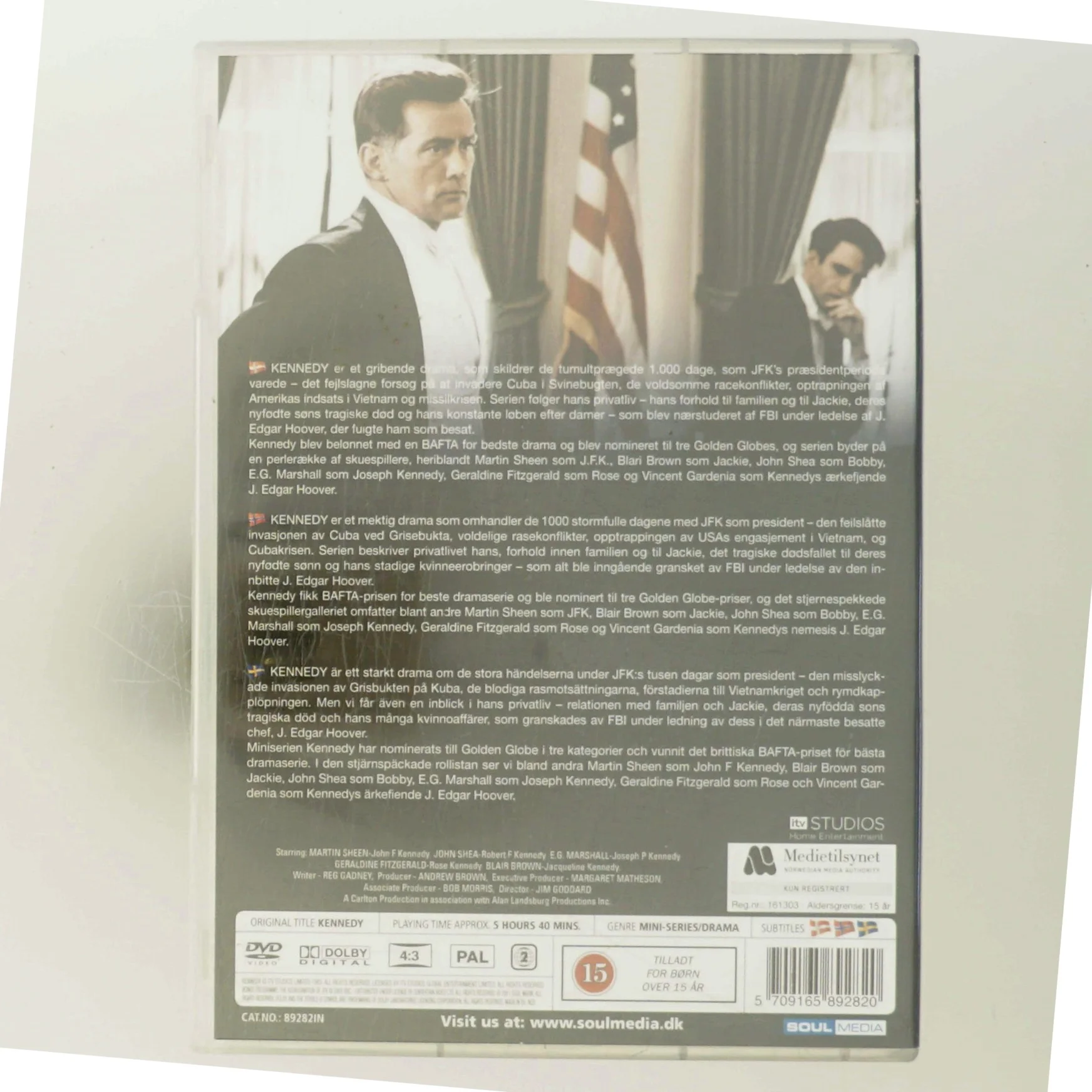 Kennedy (Miniseries) med Martin Sheen (DVD)