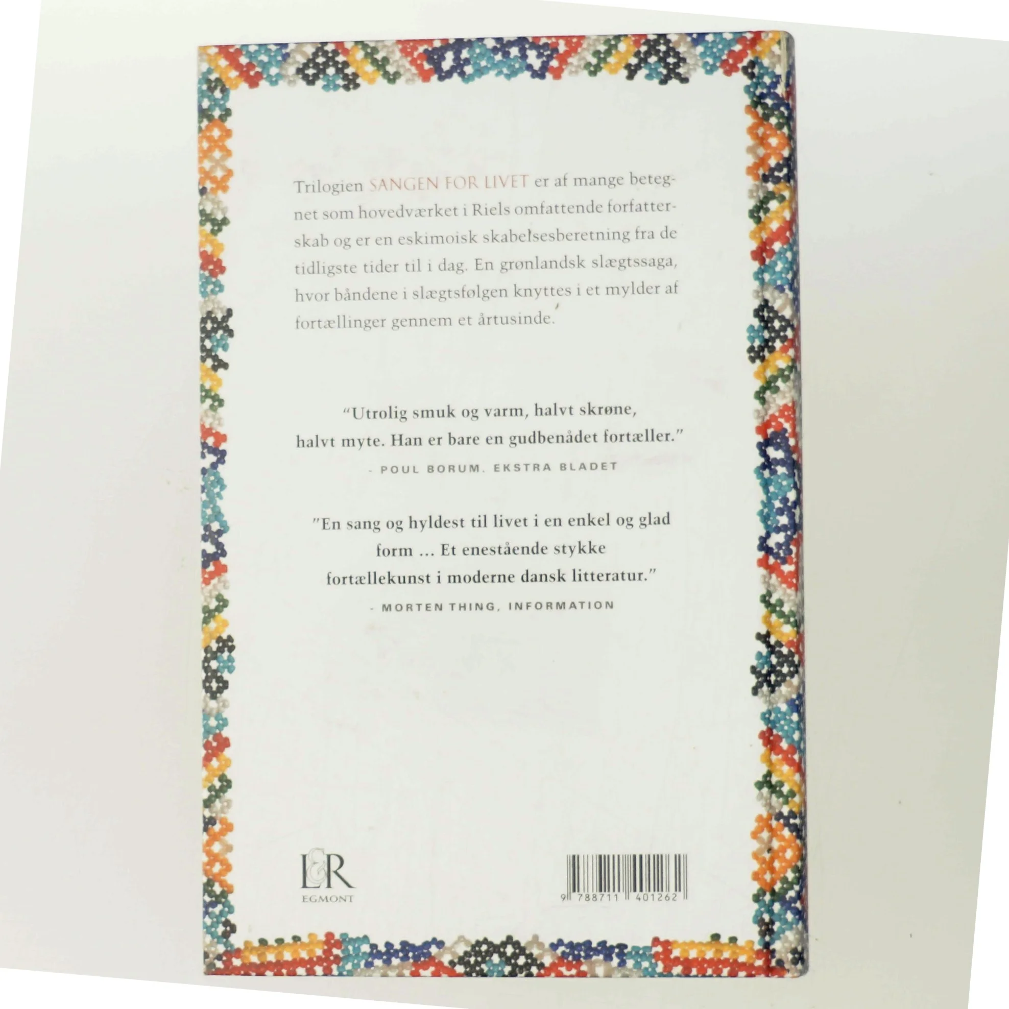 Sangen for livet af Jørn Riel (Bog)