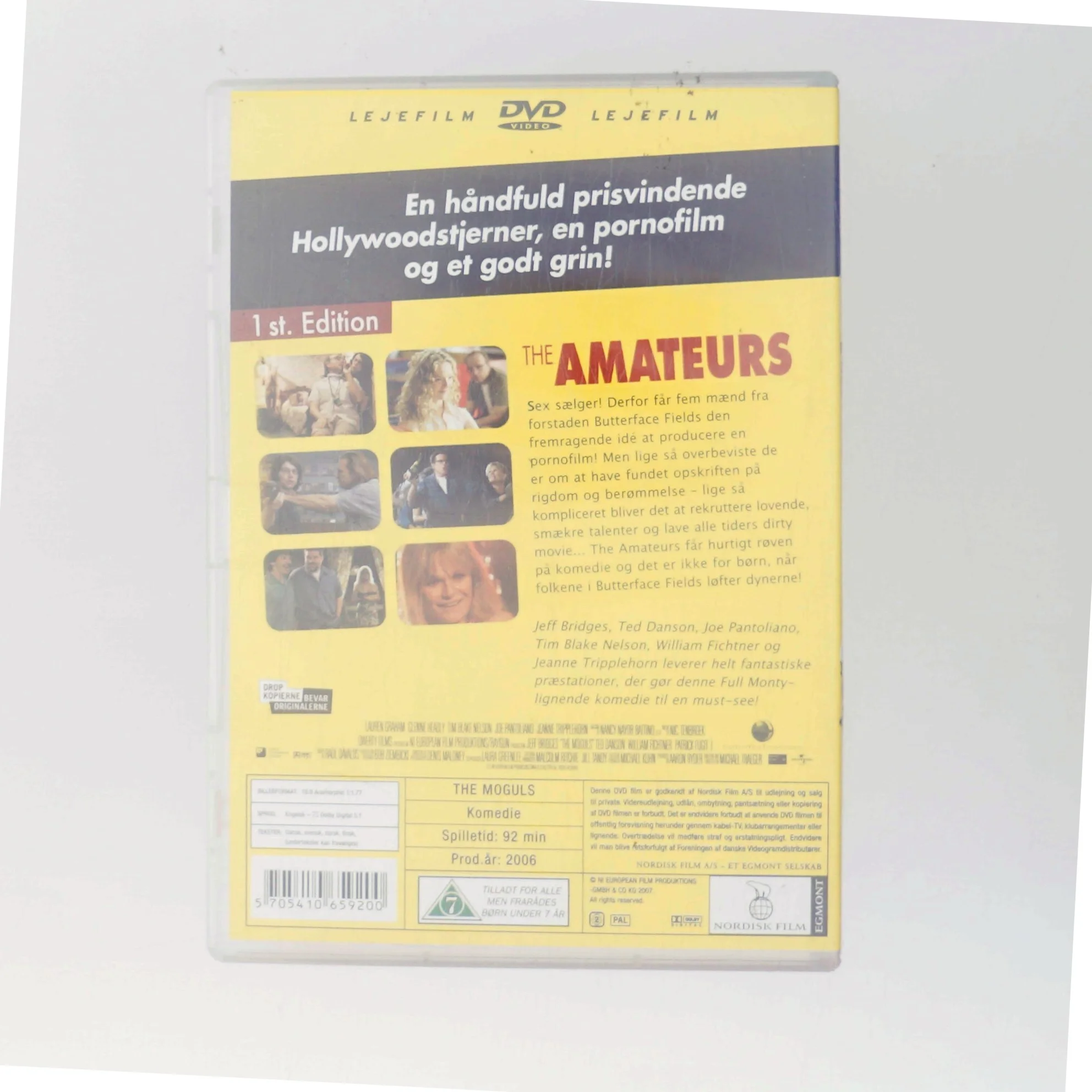 The Amateurs med Jeff Bridges (DVD)
