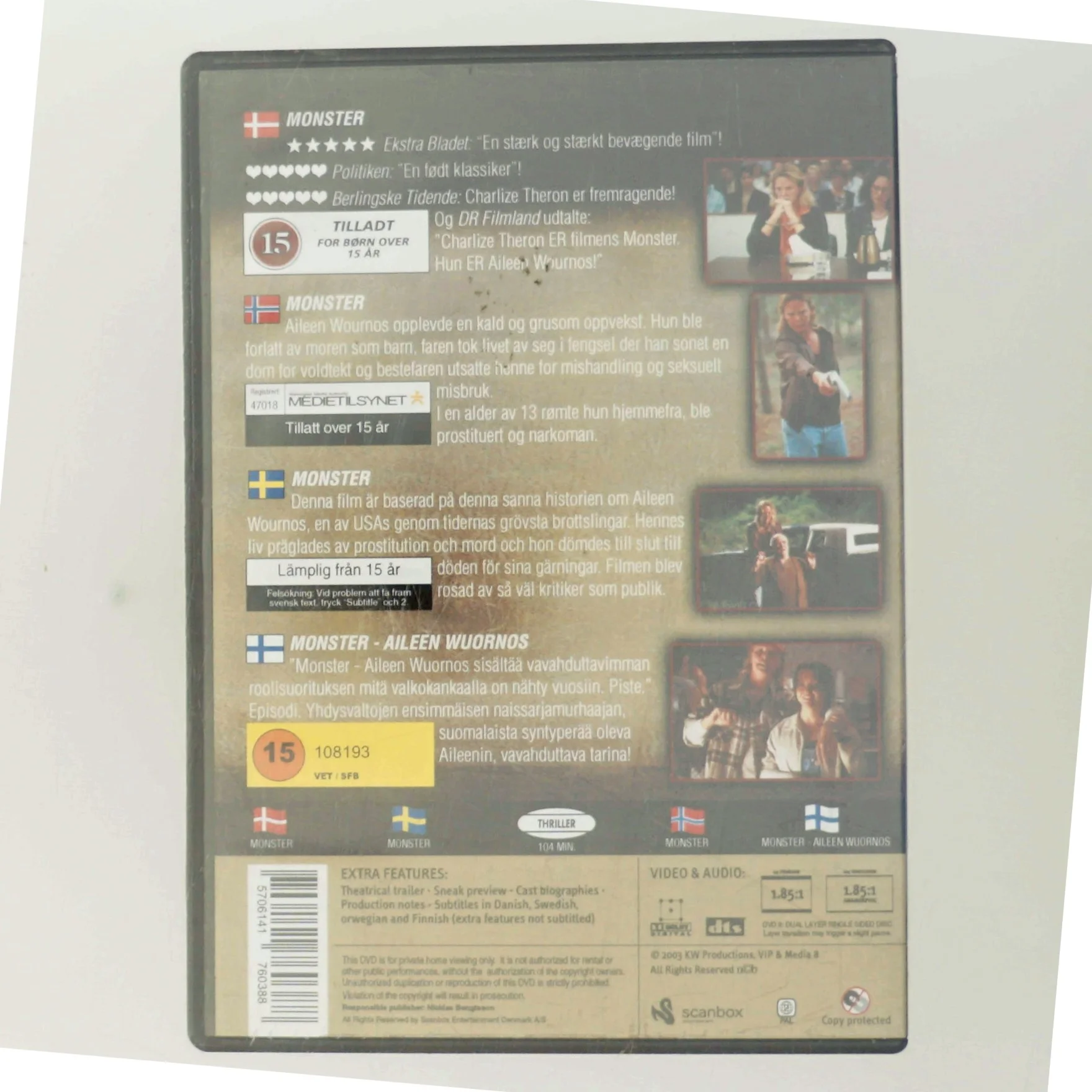 Monster med Charlize Theron (DVD)