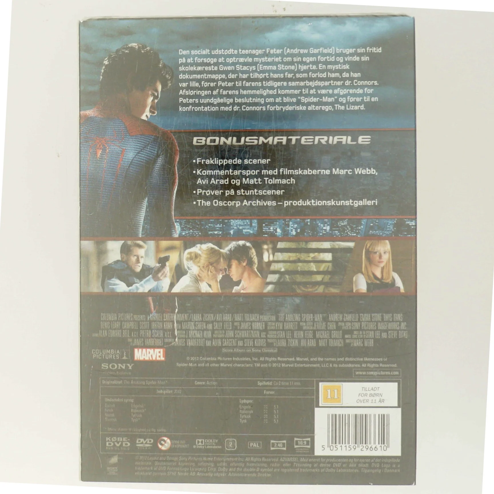 The Amazing Spider-Man med Andrew Garfield (DVD)
