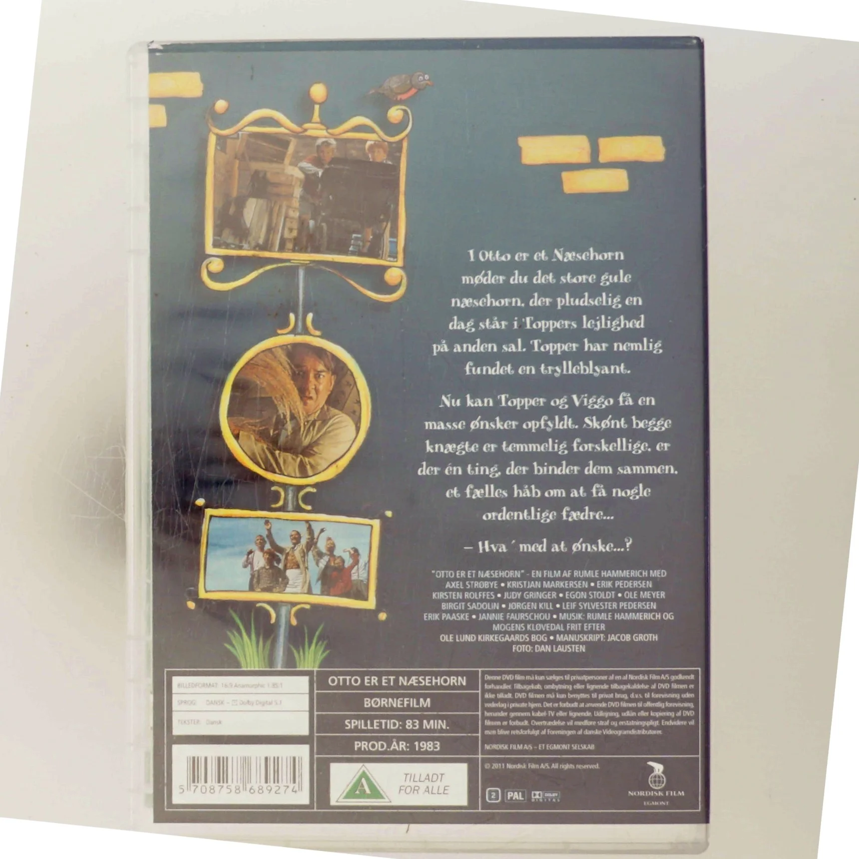 Otto er et Næsehorn med Axel Strøbye (DVD)