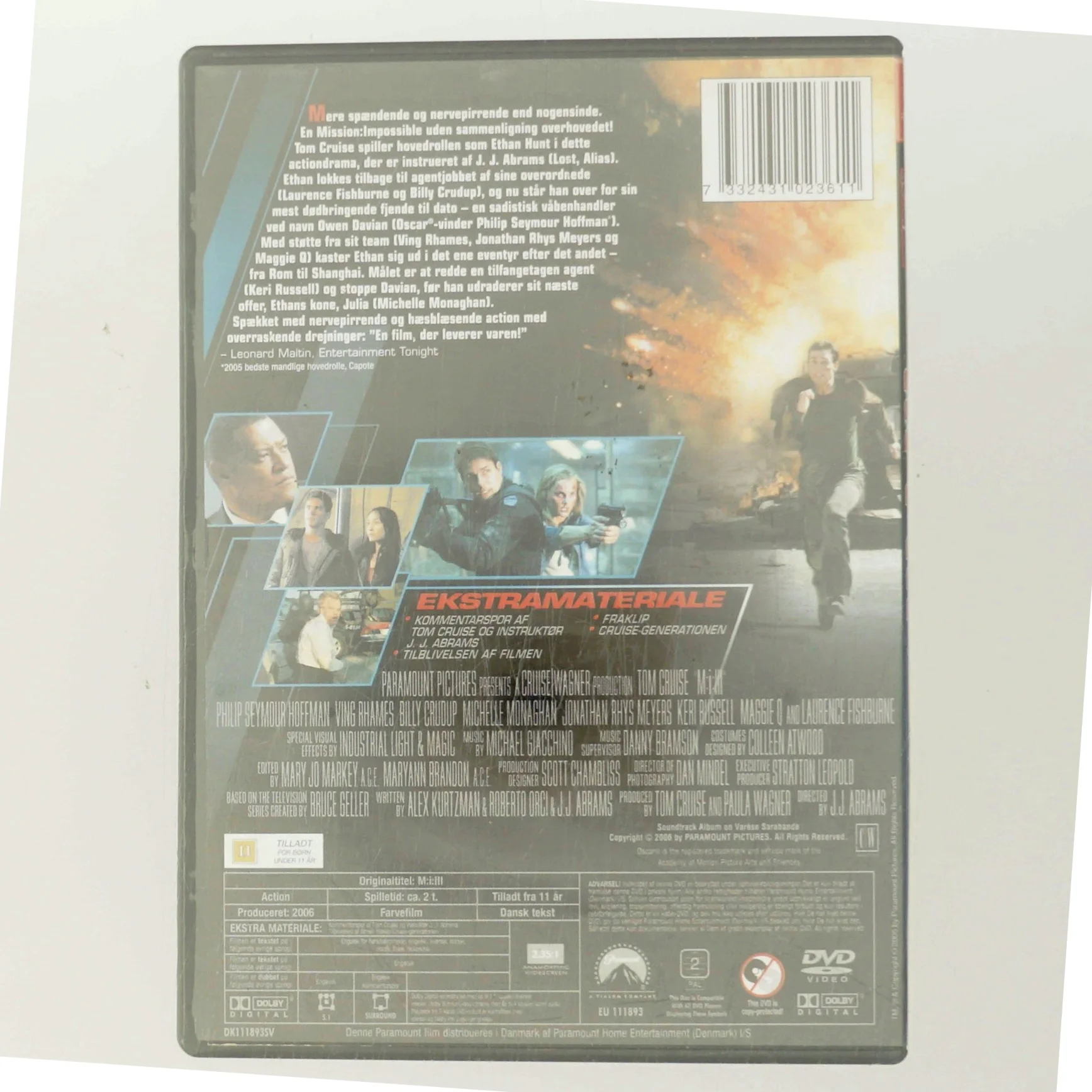 Mission Impossible 3 med Tom Cruise (DVD)