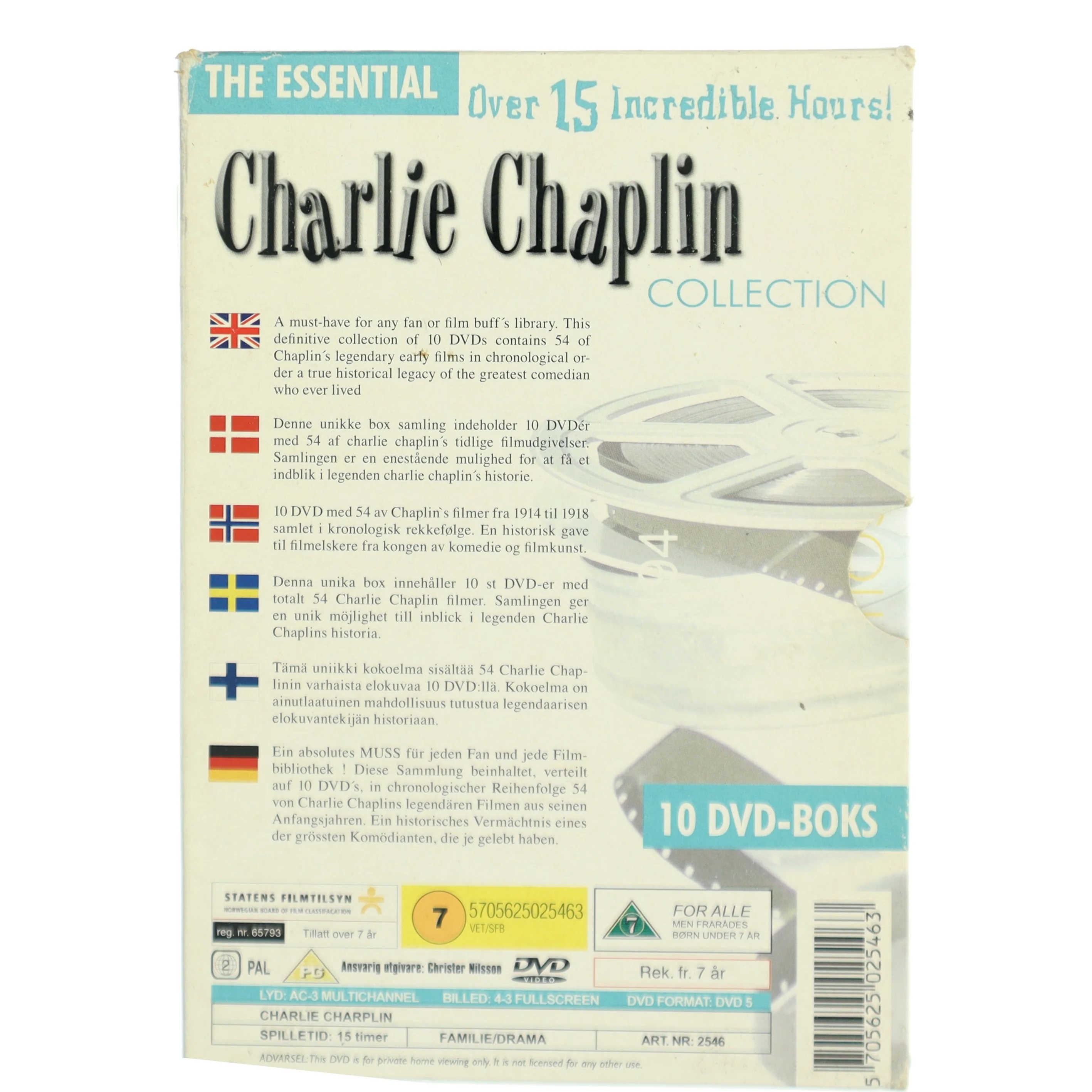 Essential Collecti med Charlie Chaplin (DVD)